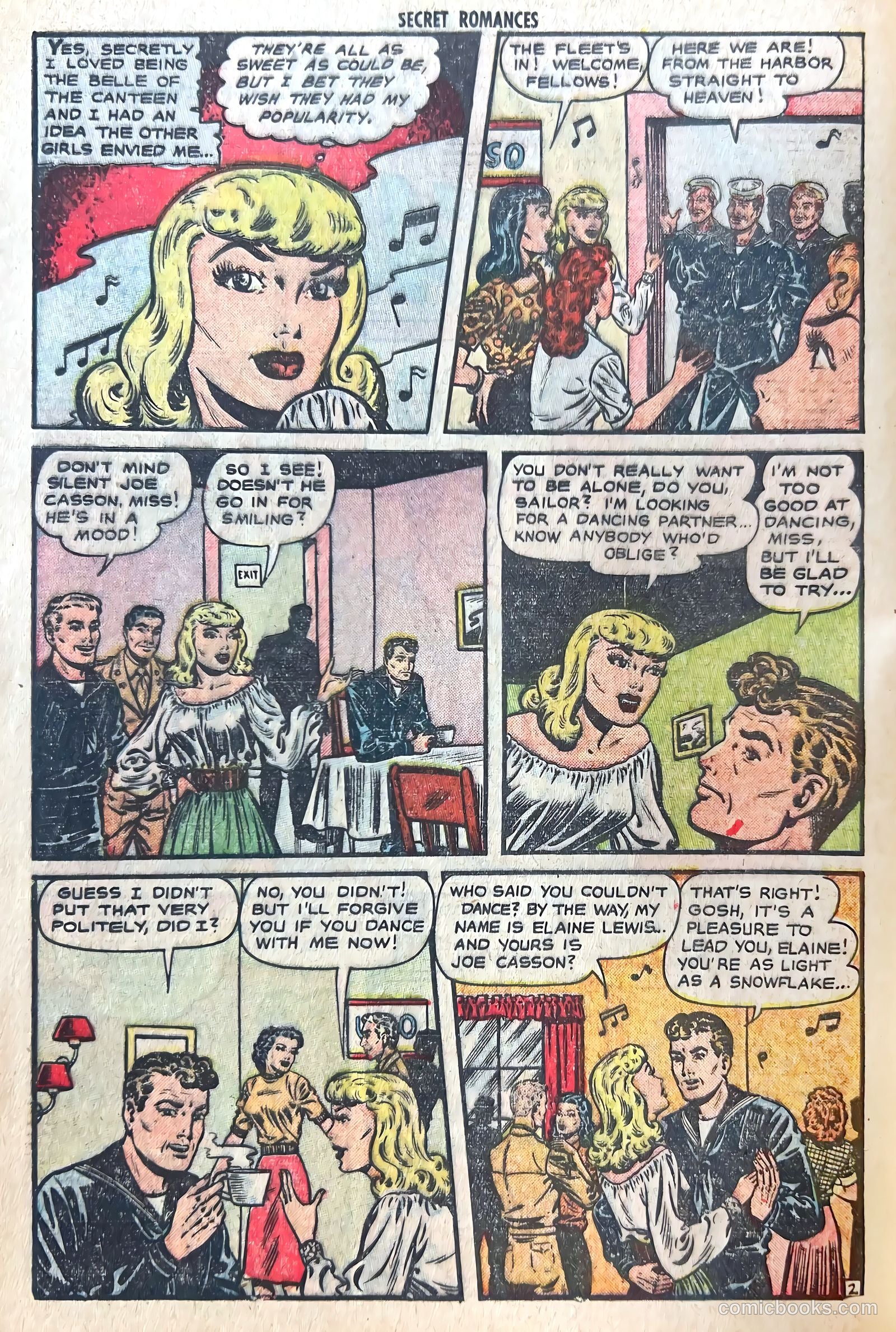 Secret Romances #8 (1952) — page 4 of 36