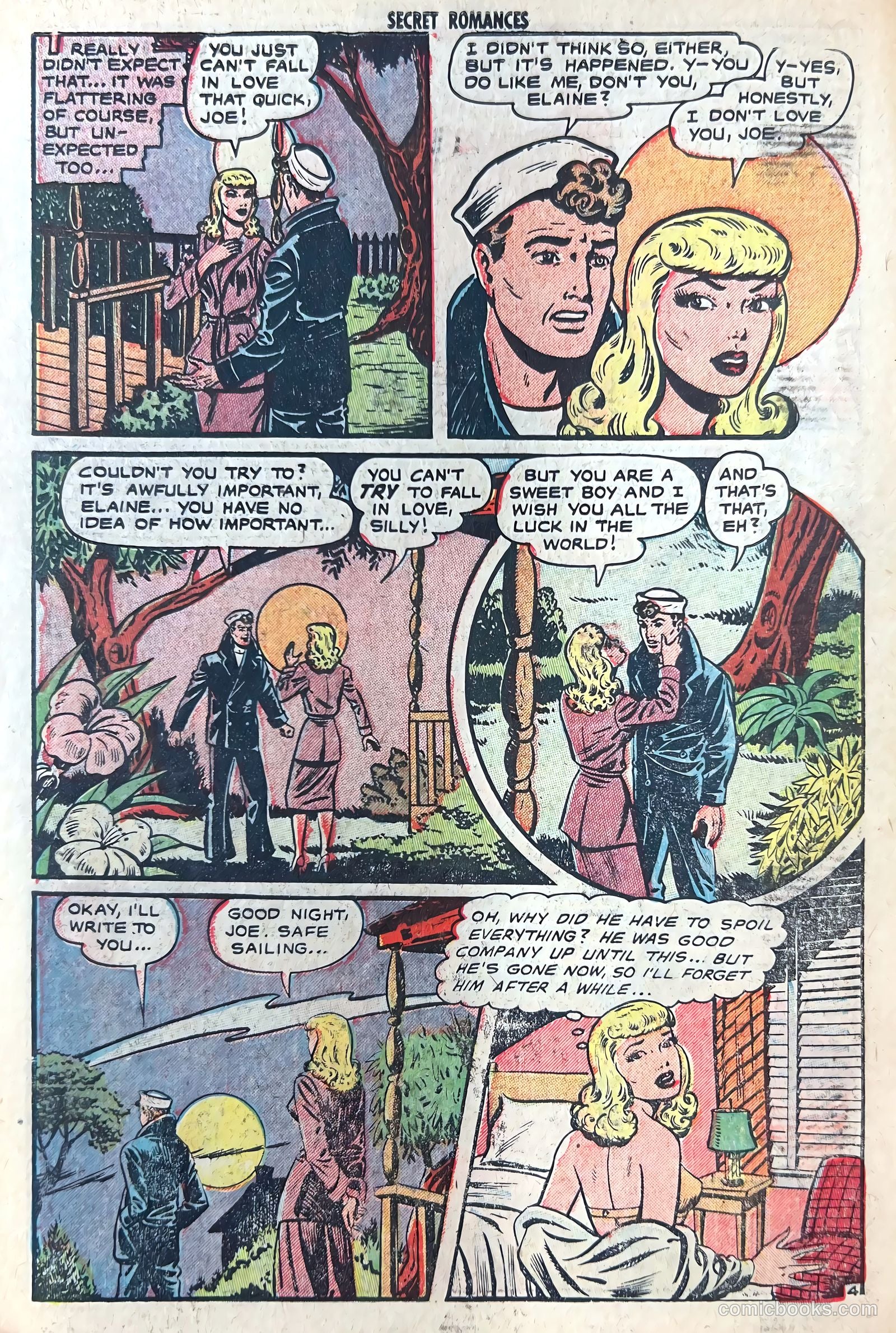 Secret Romances #8 (1952) — page 6 of 36