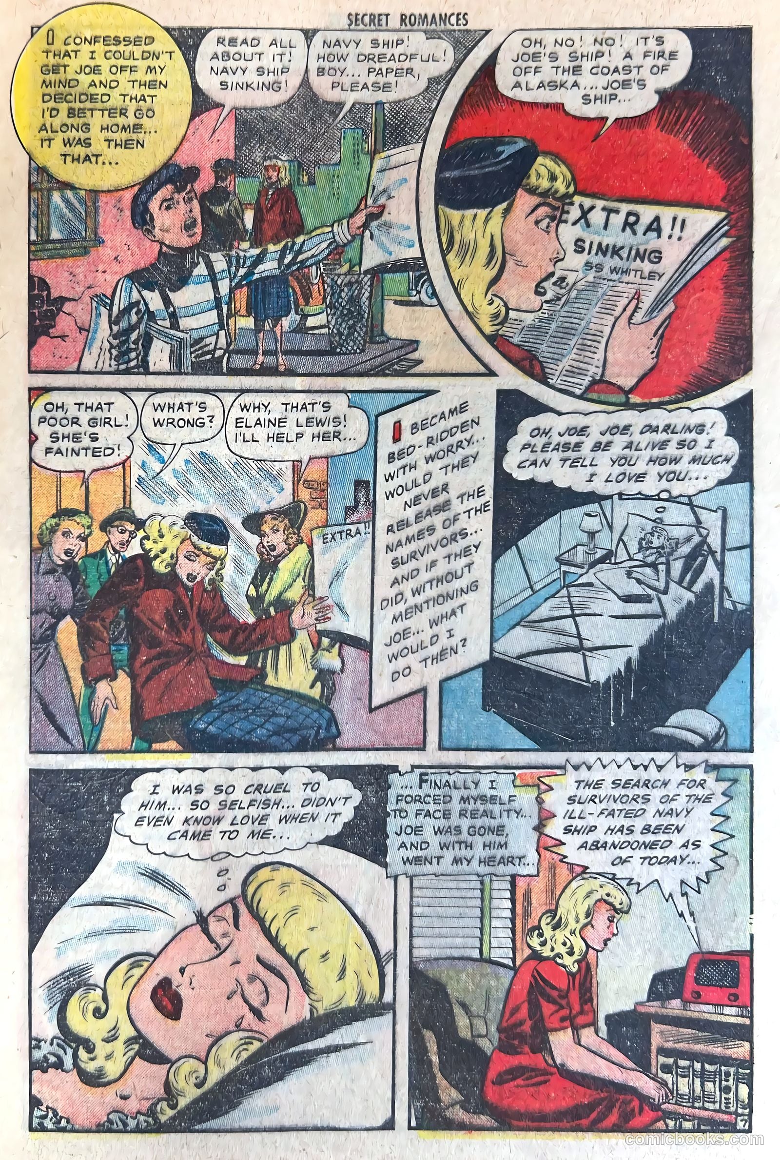 Secret Romances #8 (1952) — page 9 of 36