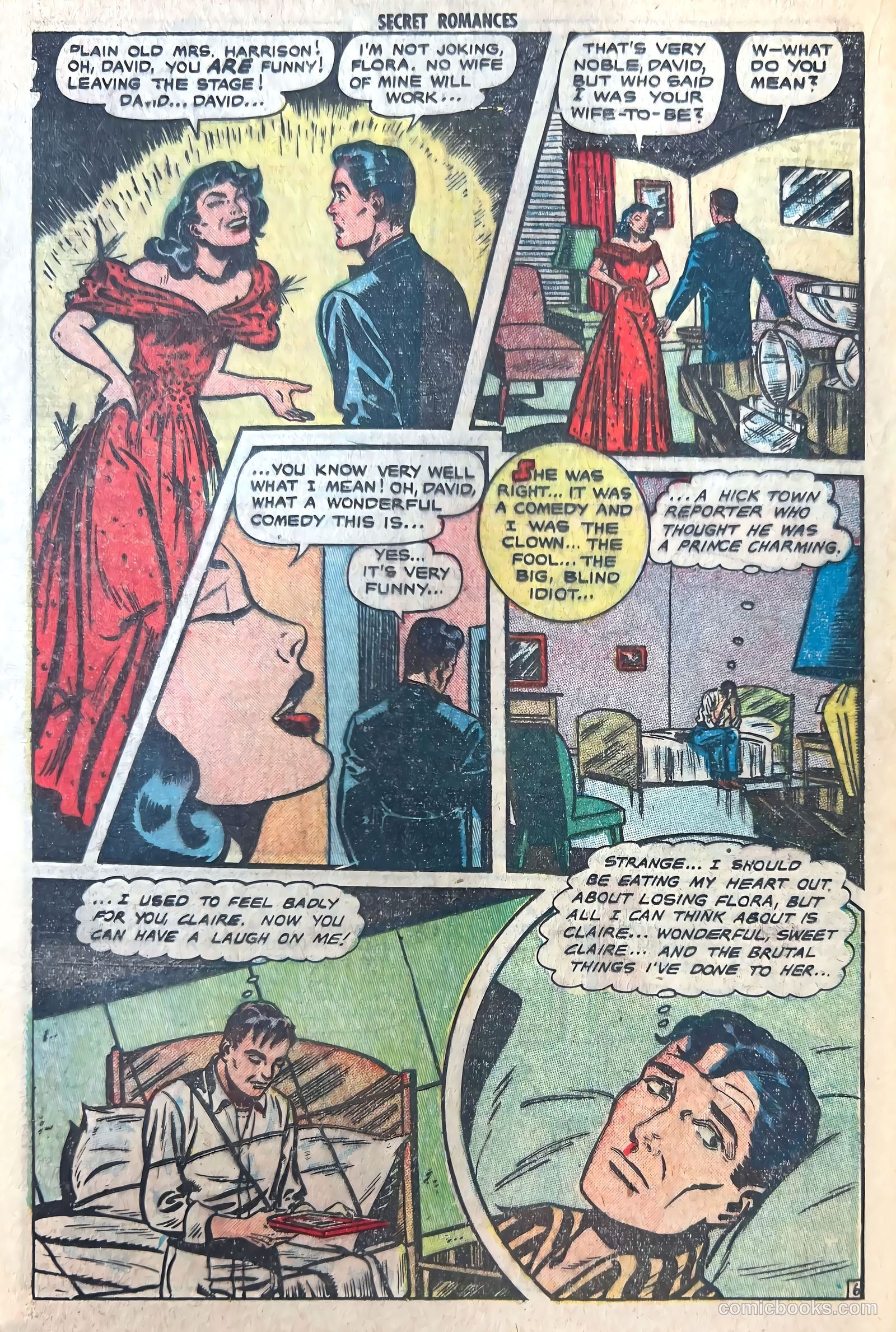 Secret Romances #8 (1952) — page 16 of 36