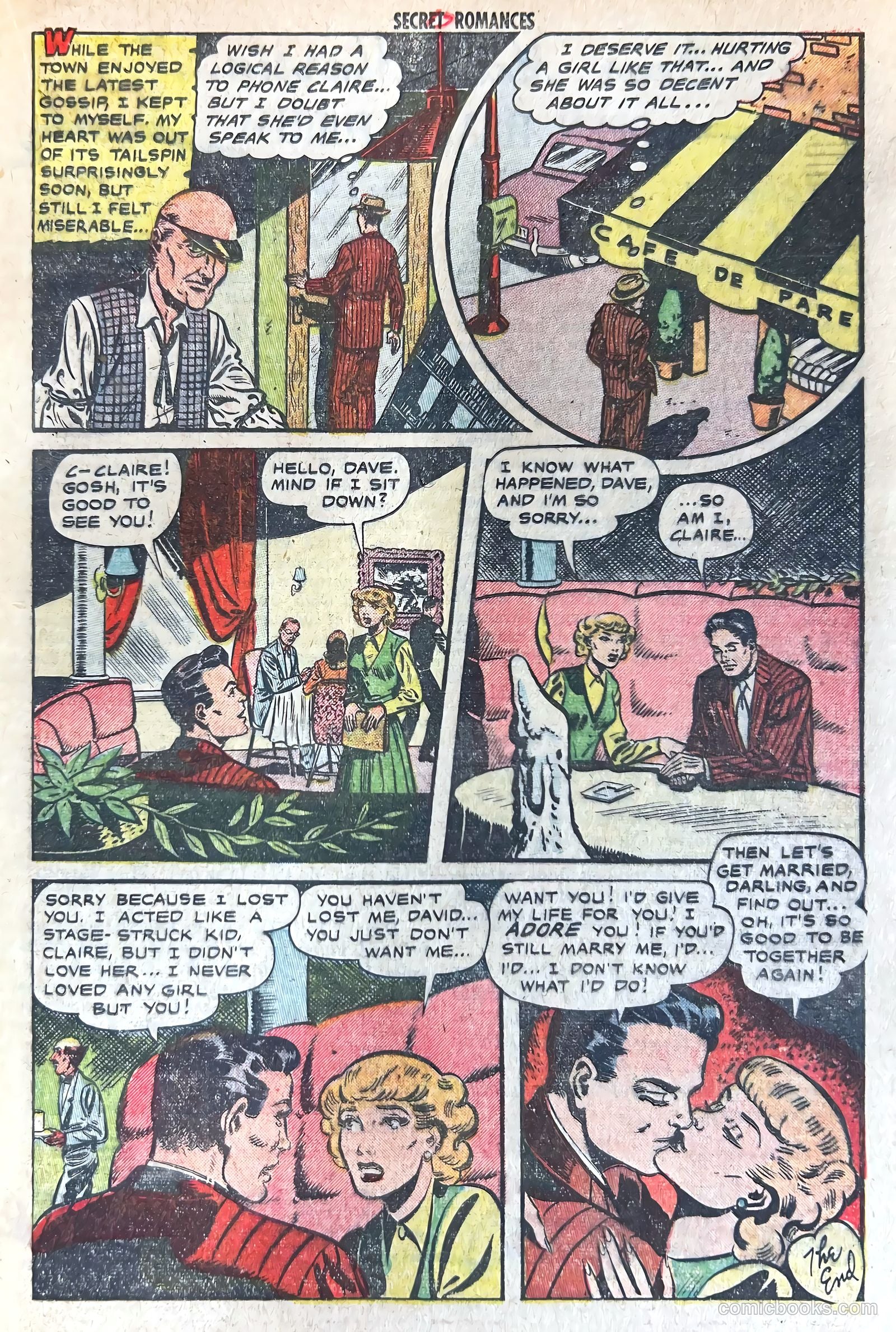Secret Romances #8 (1952) — page 17 of 36
