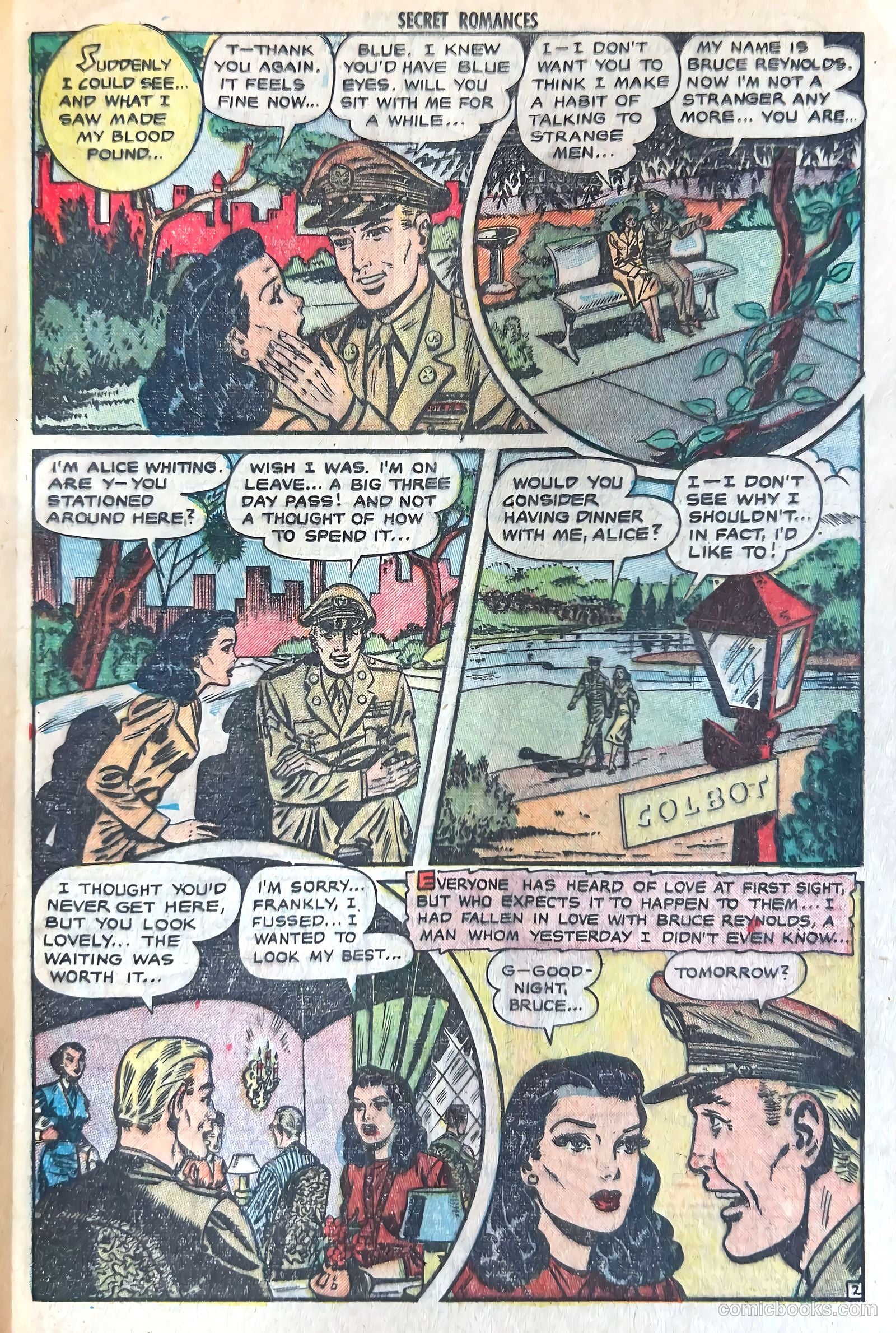 Secret Romances #8 (1952) — page 21 of 36