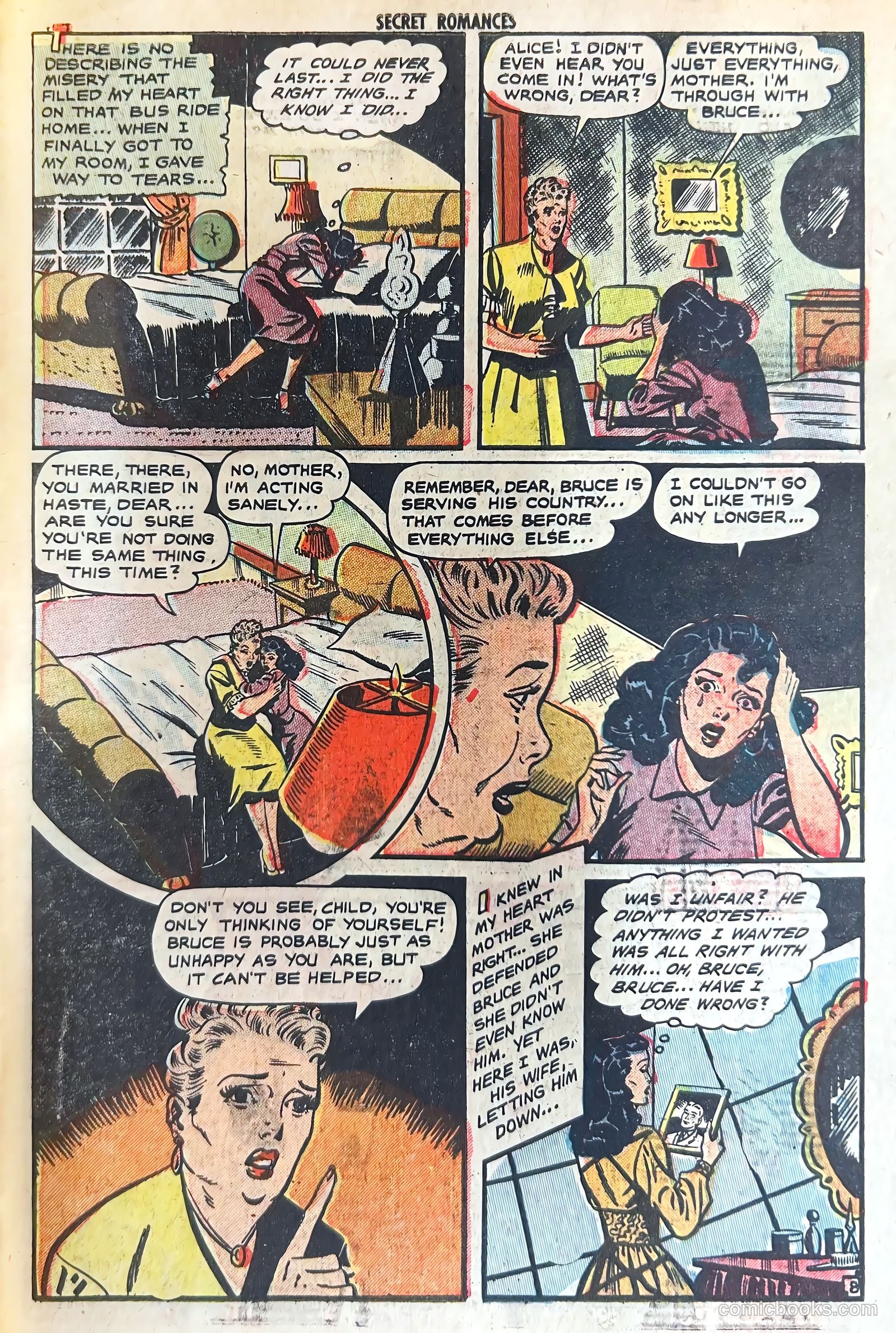 Secret Romances #8 (1952) — page 27 of 36