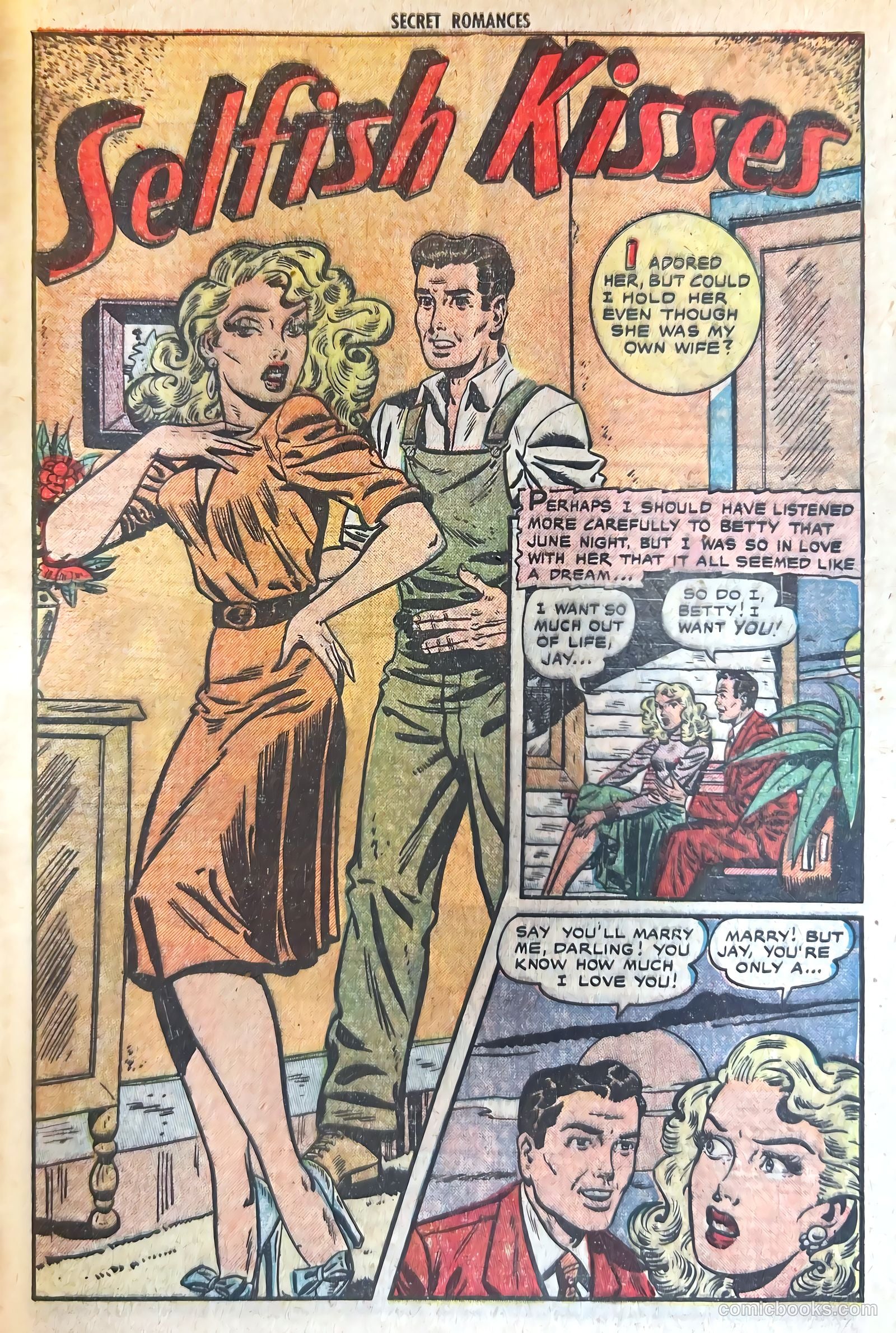 Secret Romances #8 (1952) — page 29 of 36