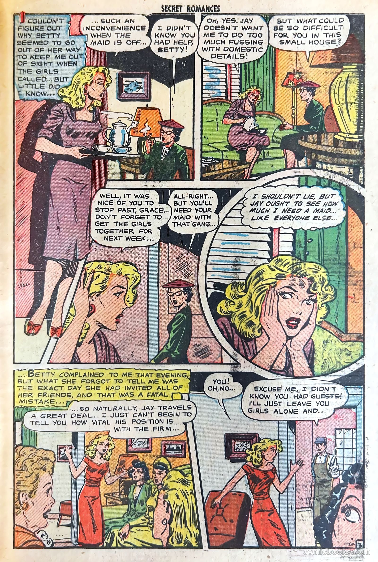 Secret Romances #8 (1952) — page 31 of 36
