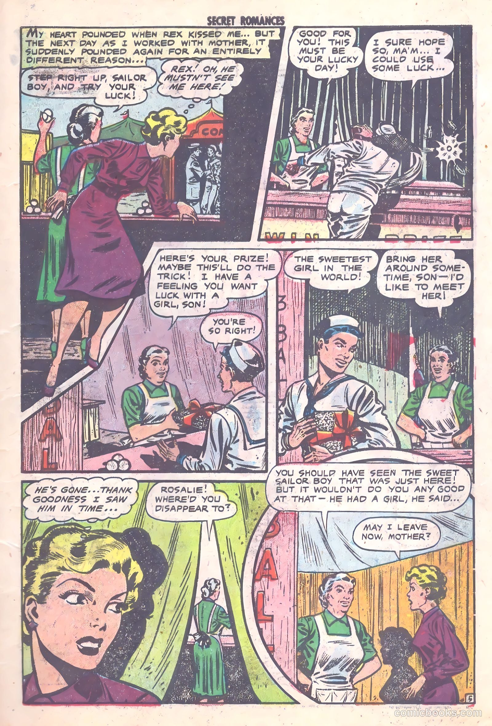 Secret Romances #9 (1952) — page 7 of 36