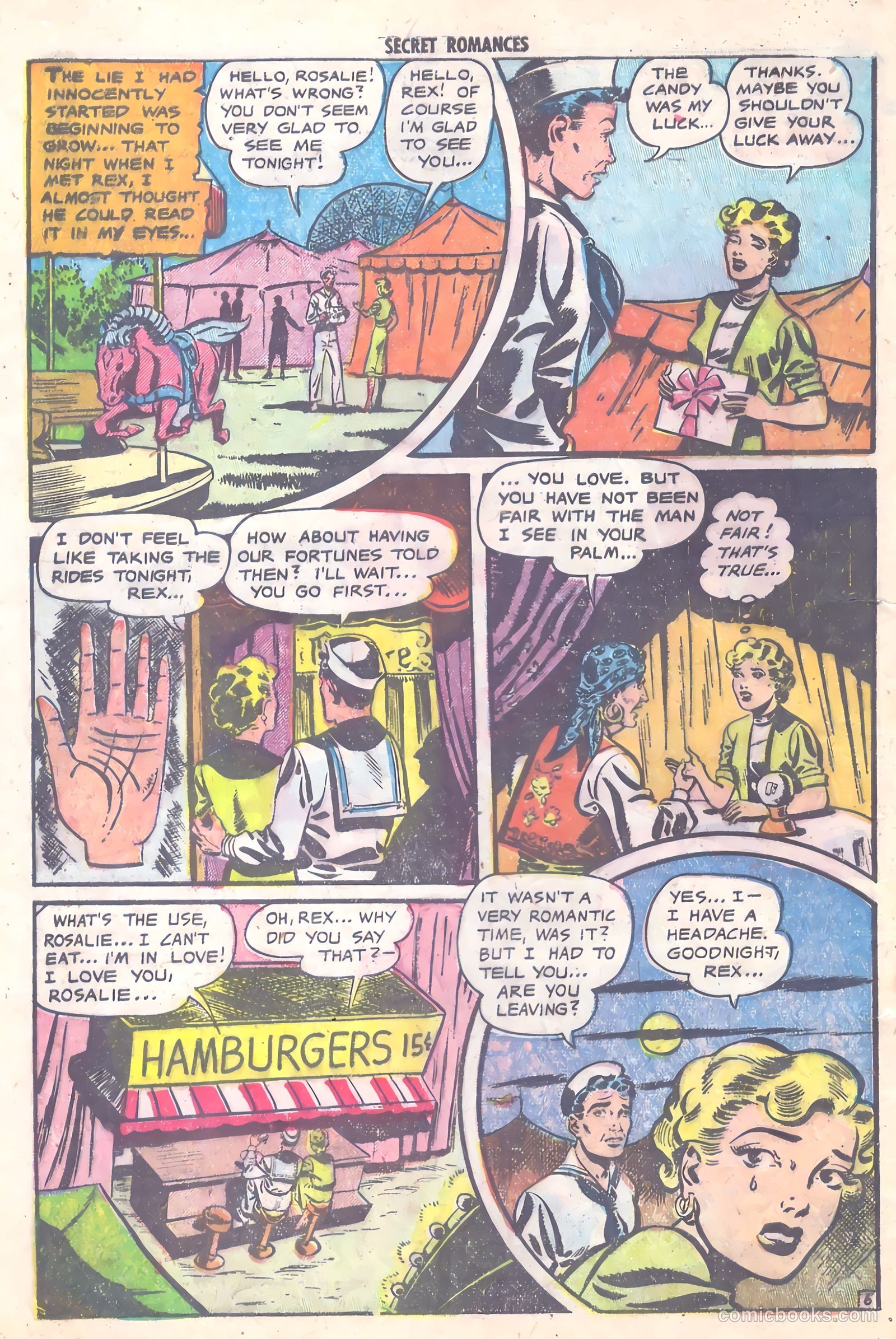 Secret Romances #9 (1952) — page 8 of 36