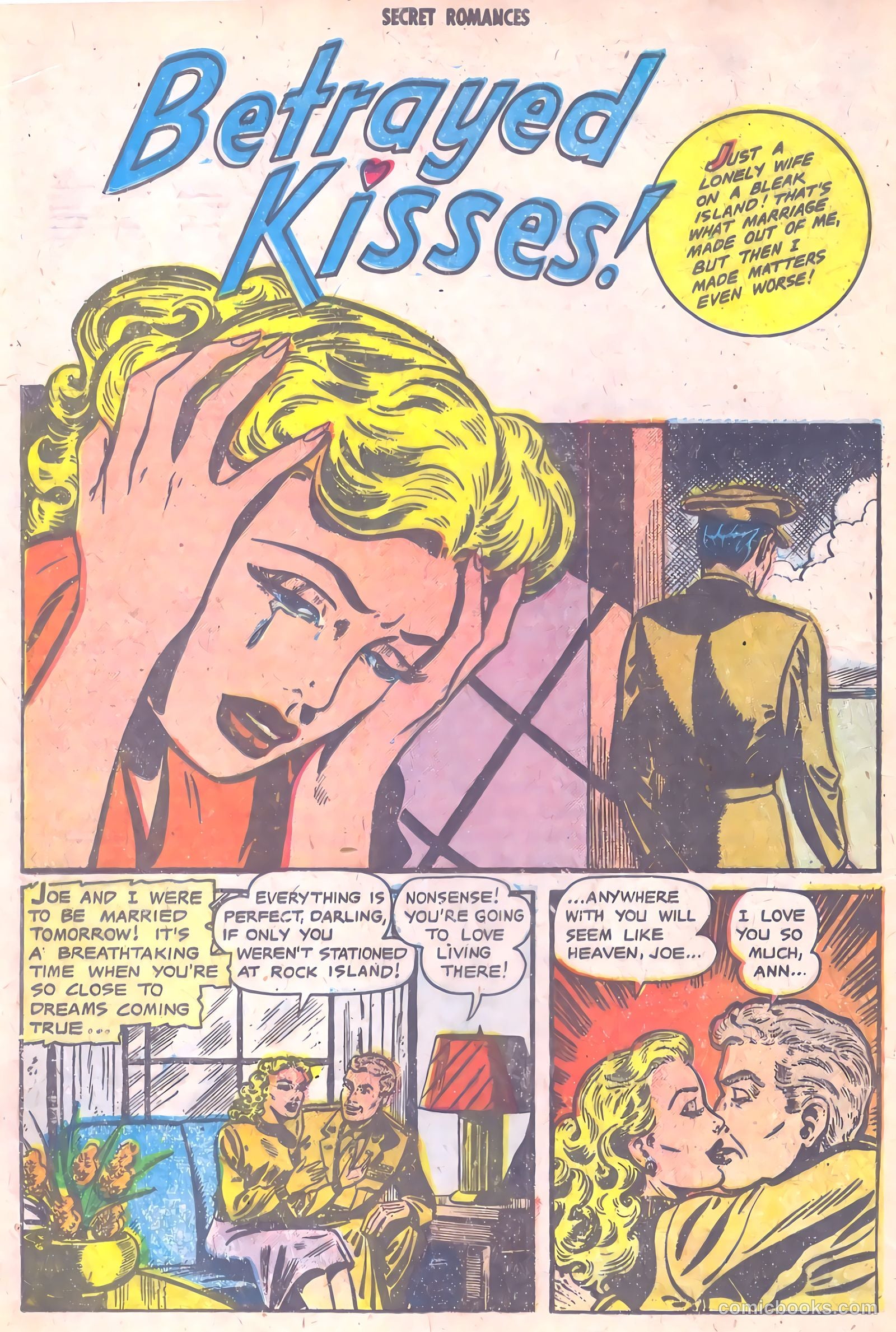 Secret Romances #9 (1952) — page 20 of 36