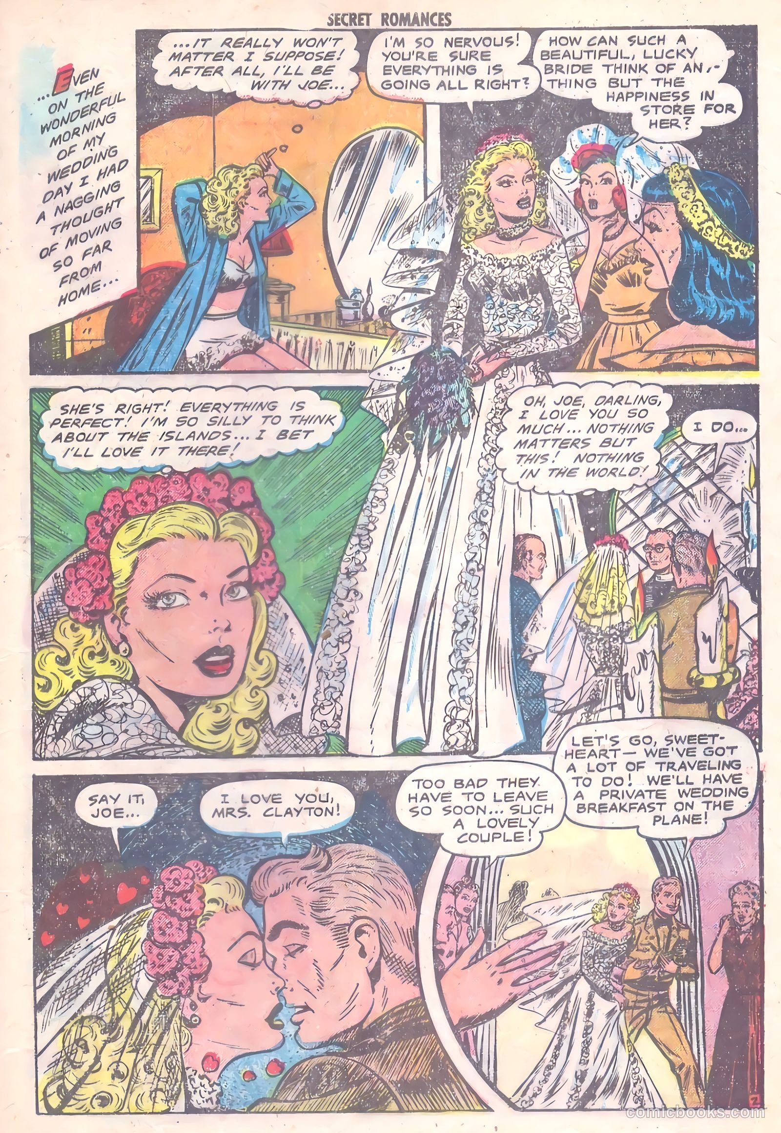 Secret Romances #9 (1952) — page 21 of 36