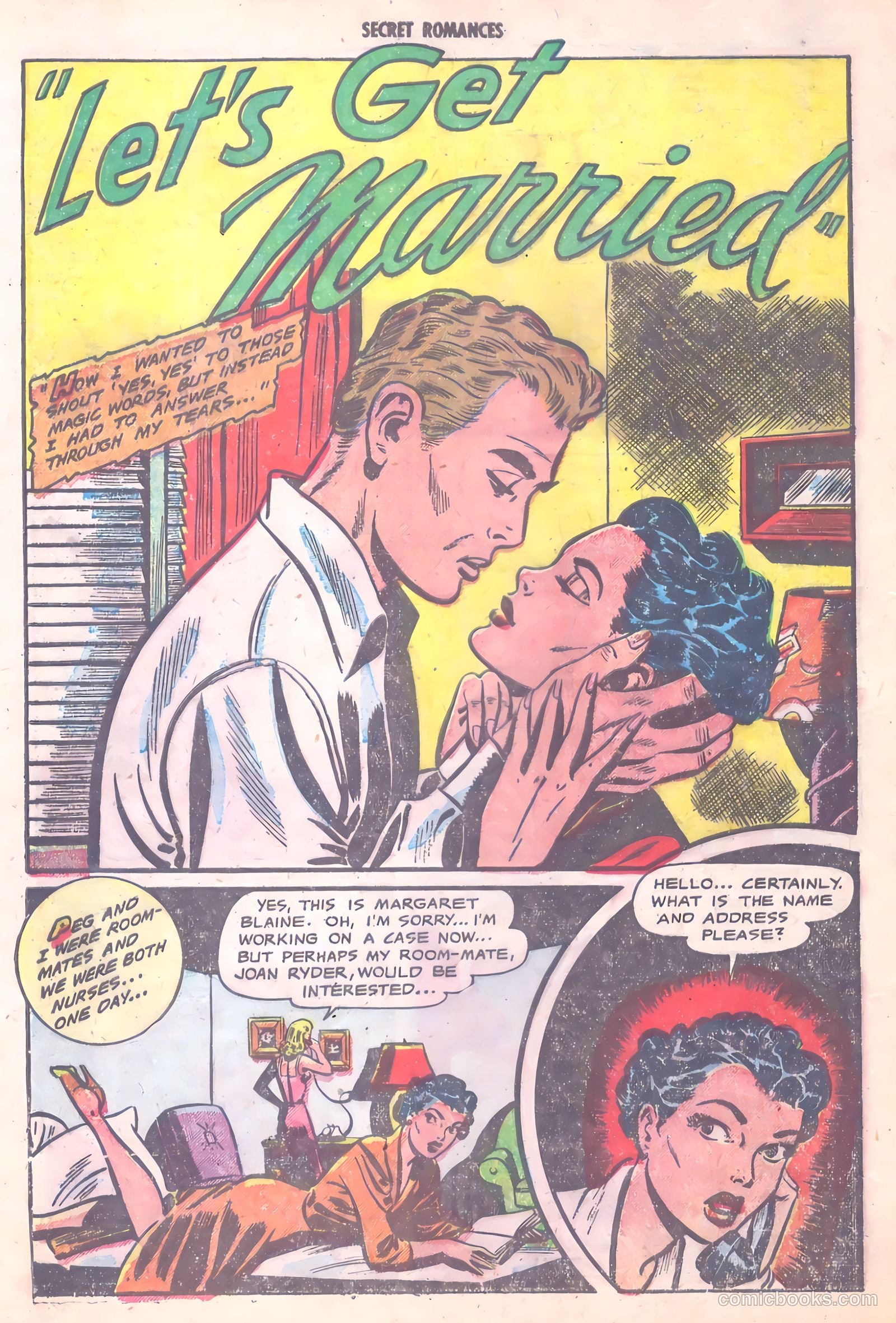 Secret Romances #9 (1952) — page 28 of 36