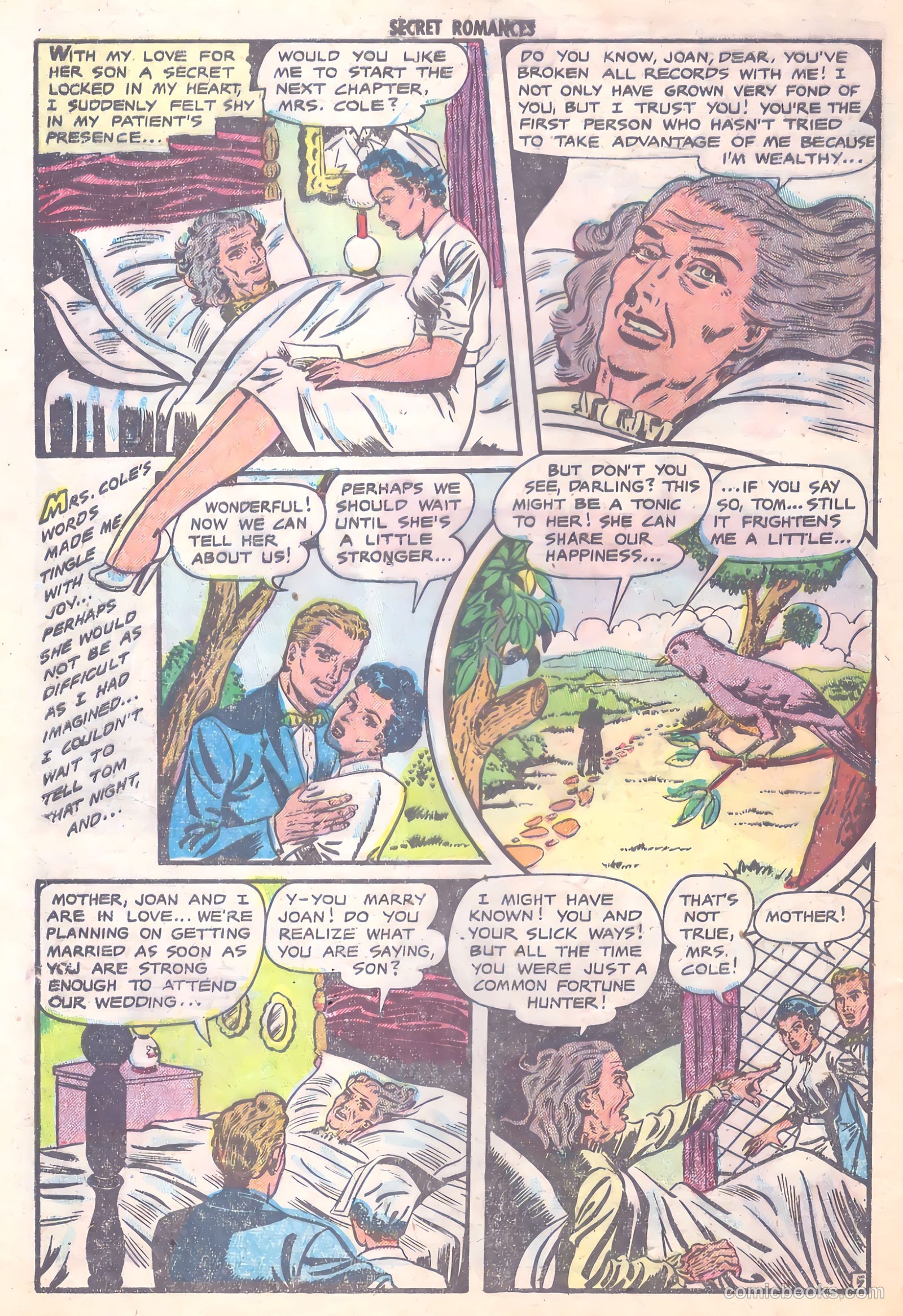 Secret Romances #9 (1952) — page 32 of 36