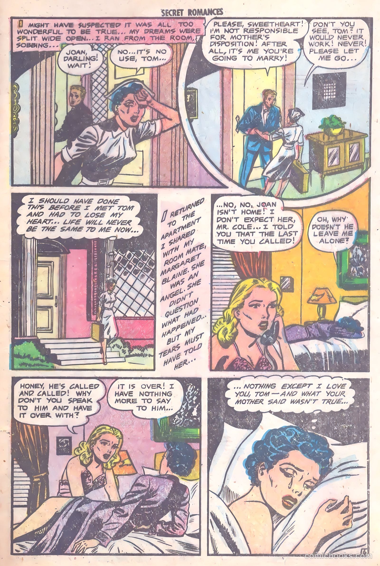 Secret Romances #9 (1952) — page 33 of 36