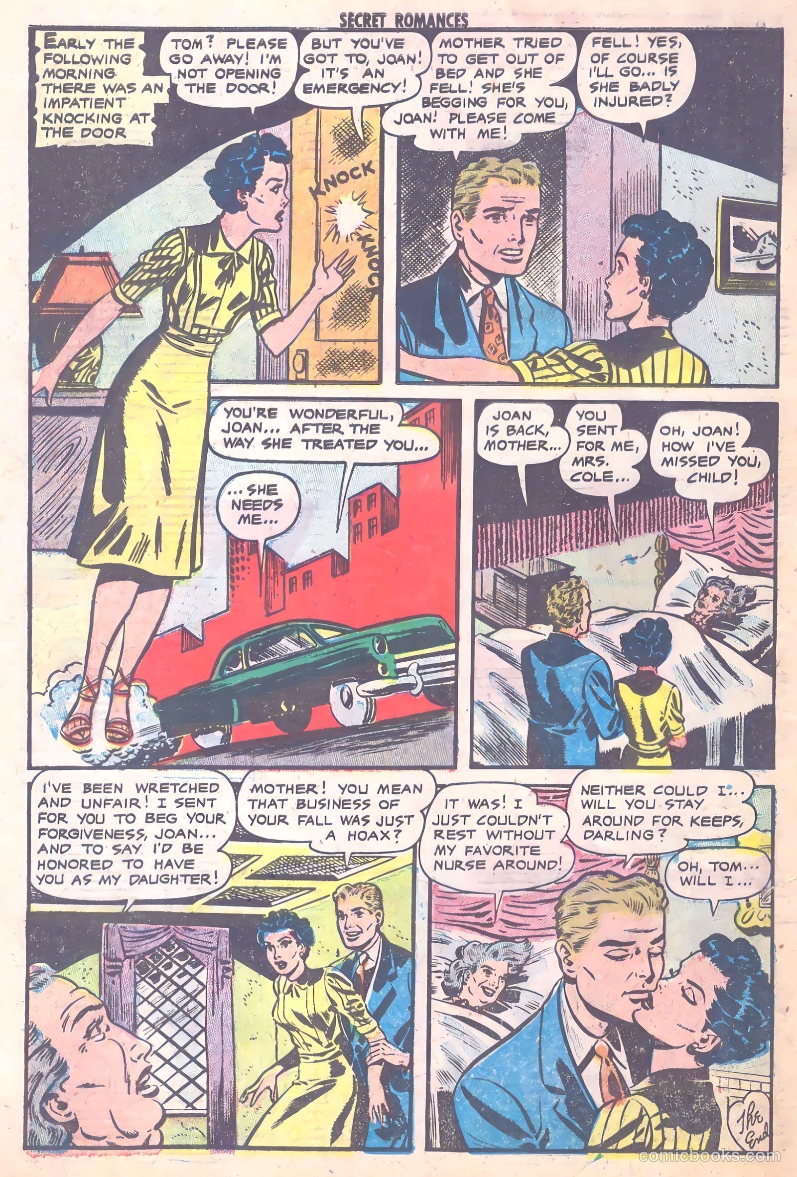 Secret Romances #9 (1952) — page 34 of 36