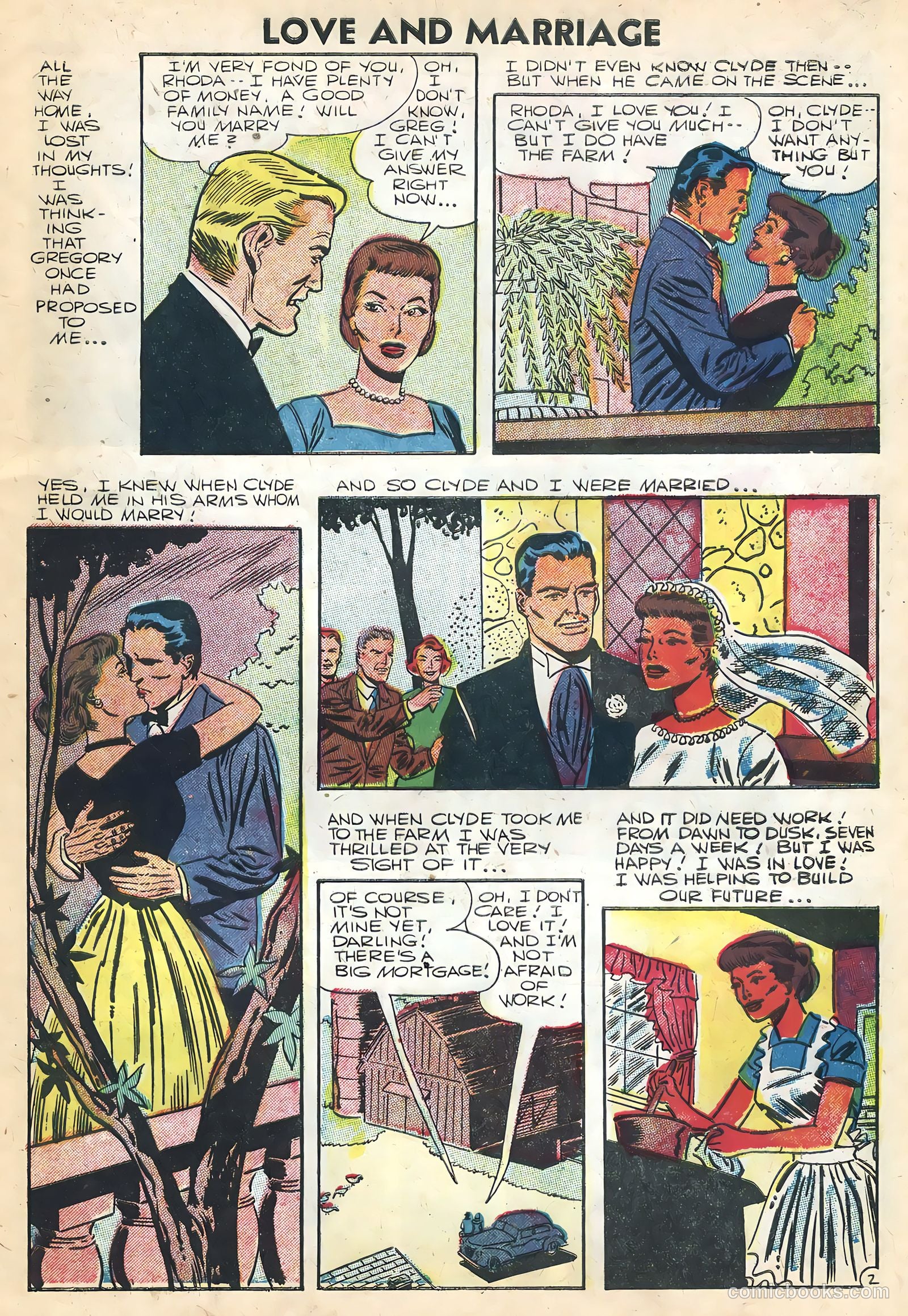 Secrets of Love and Marriage #1 (1956) — page 9 of 36