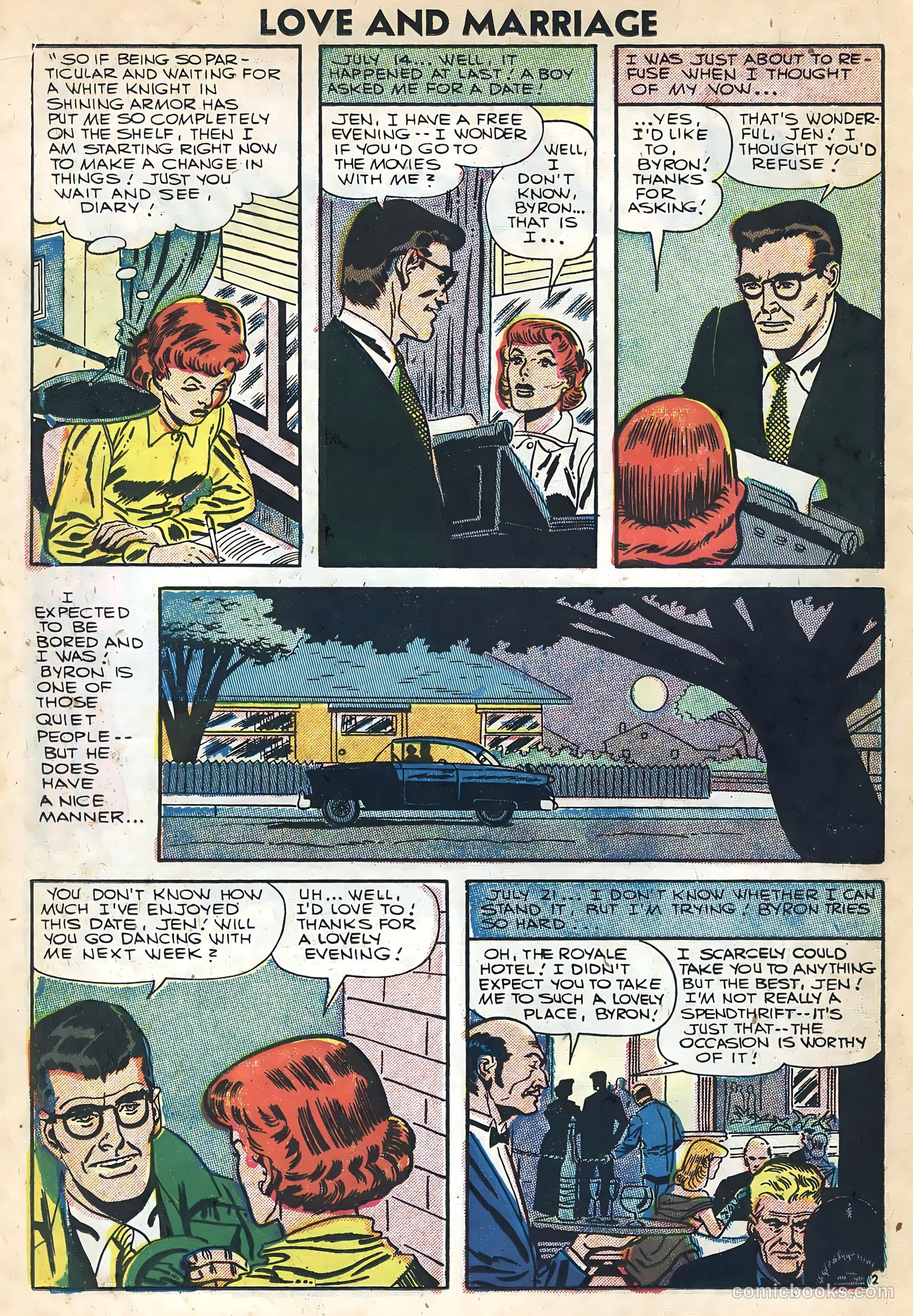 Secrets of Love and Marriage #1 (1956) — page 14 of 36