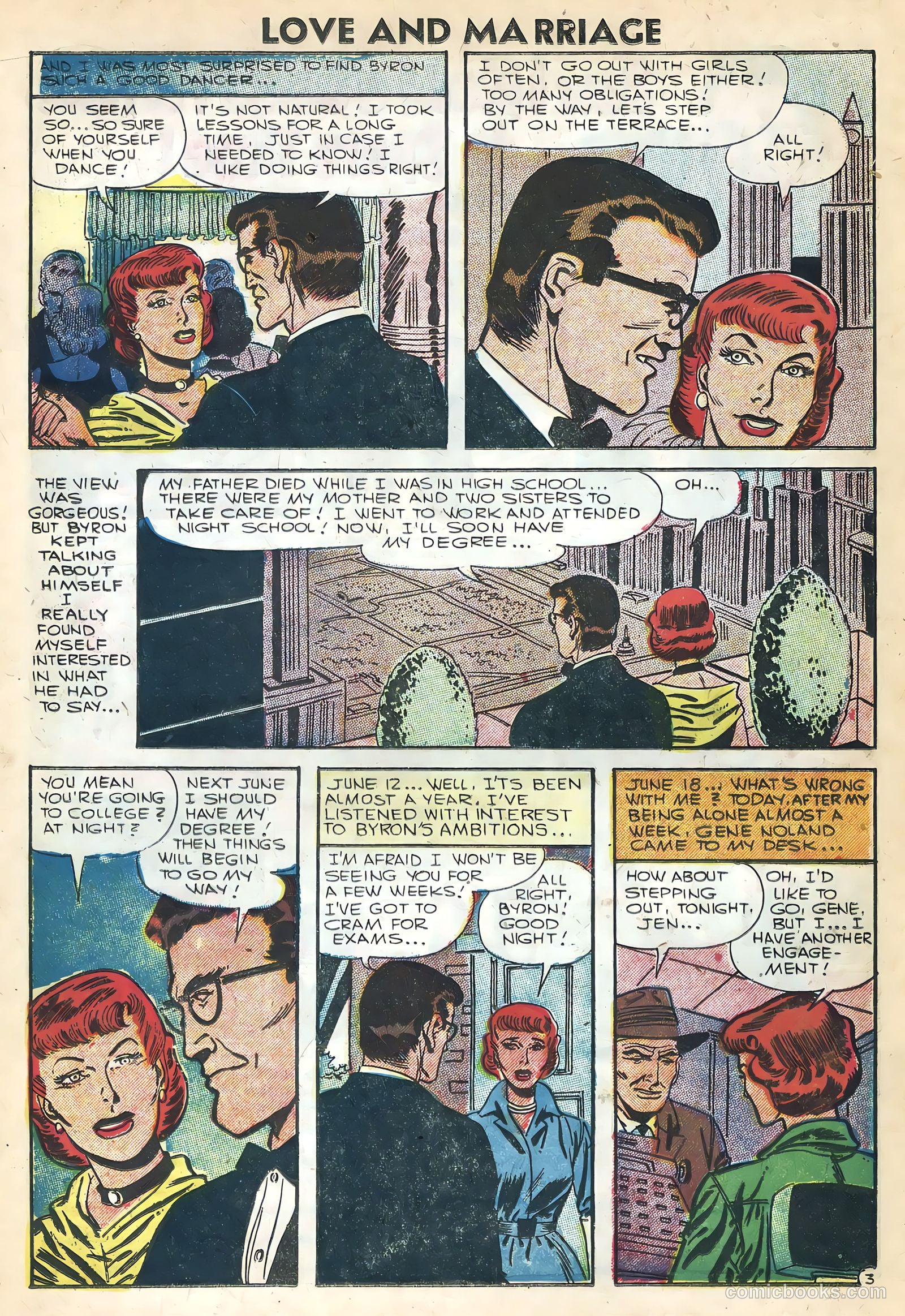 Secrets of Love and Marriage #1 (1956) — page 16 of 36