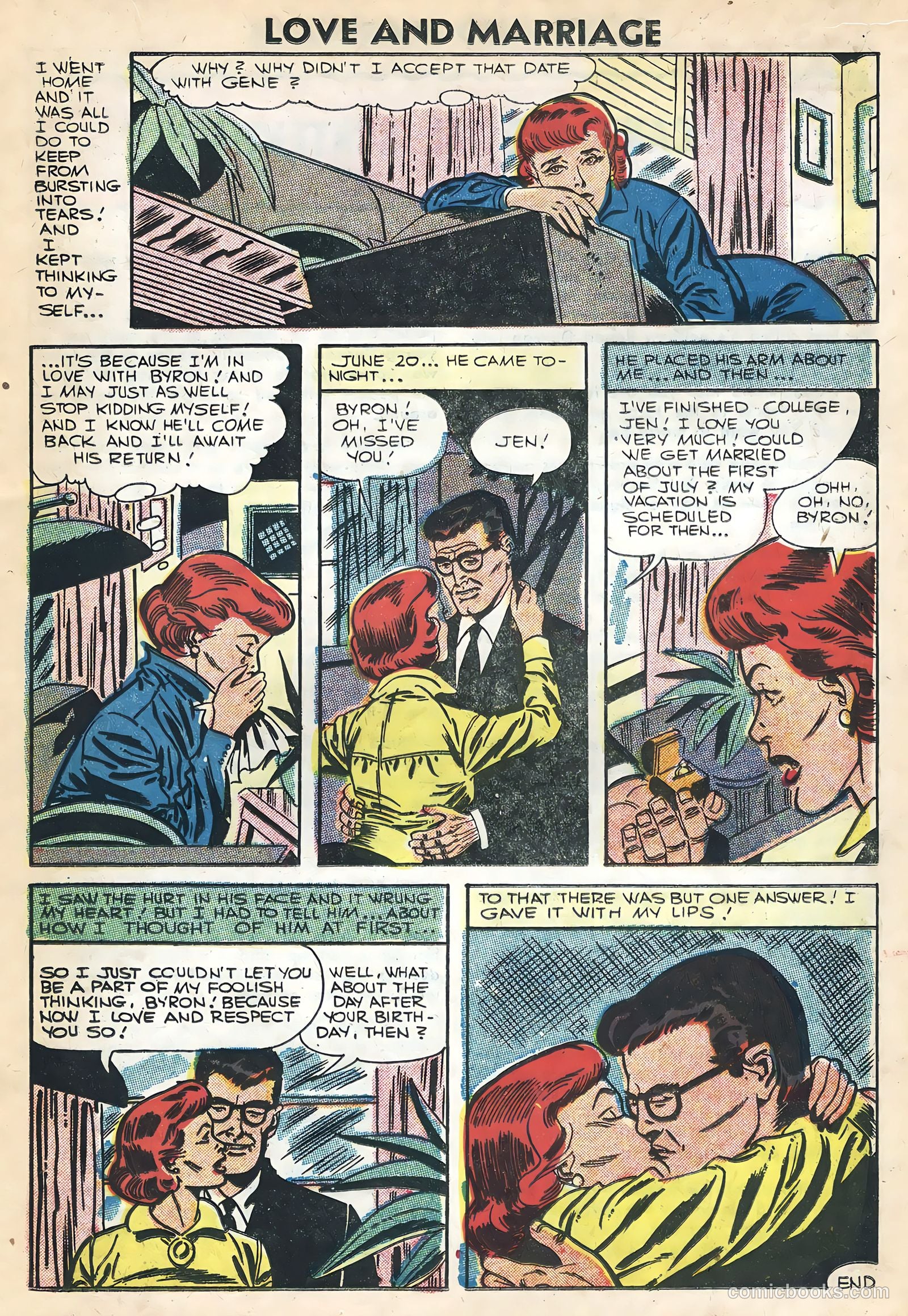 Secrets of Love and Marriage #1 (1956) — page 17 of 36