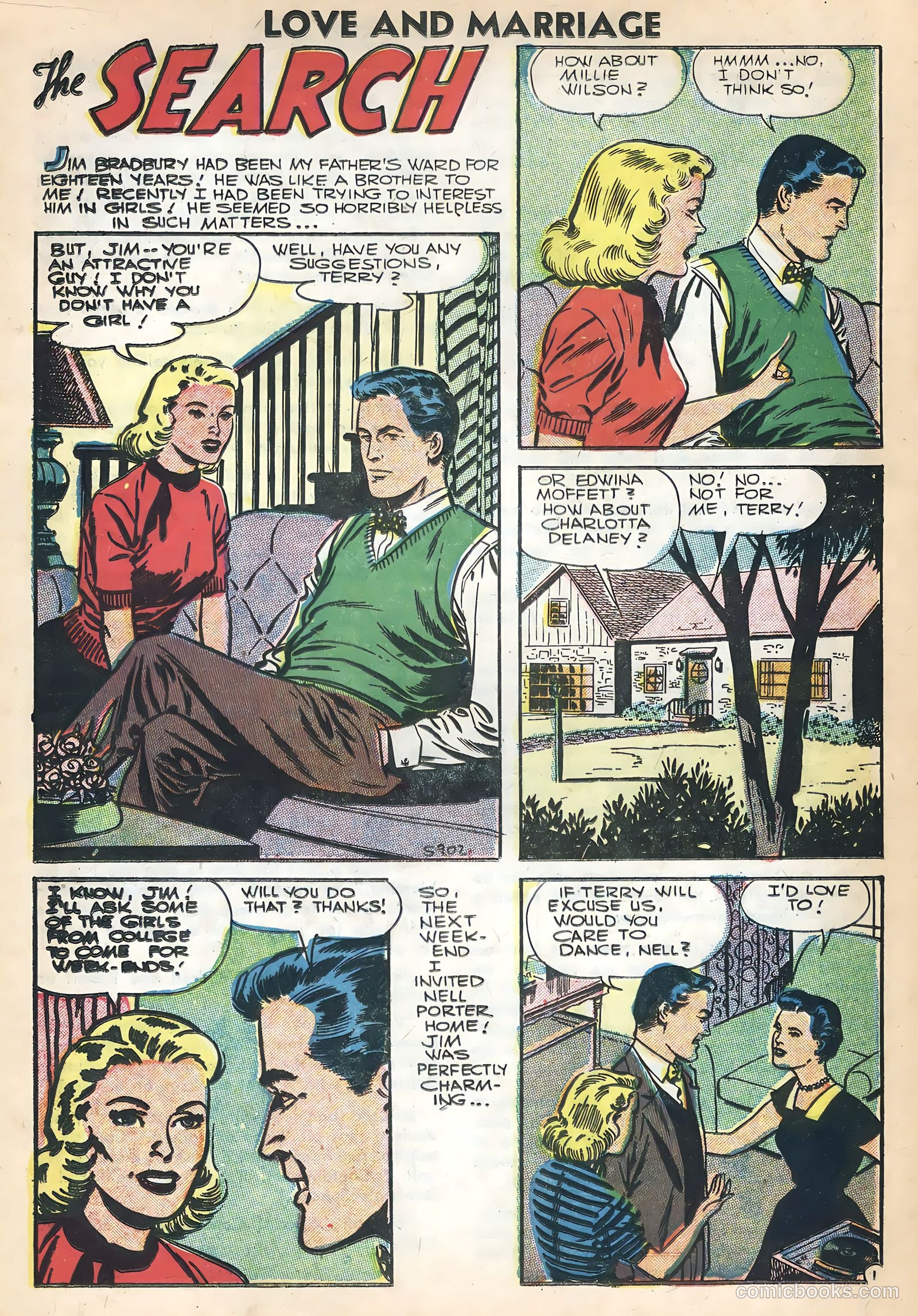 Secrets of Love and Marriage #1 (1956) — page 20 of 36