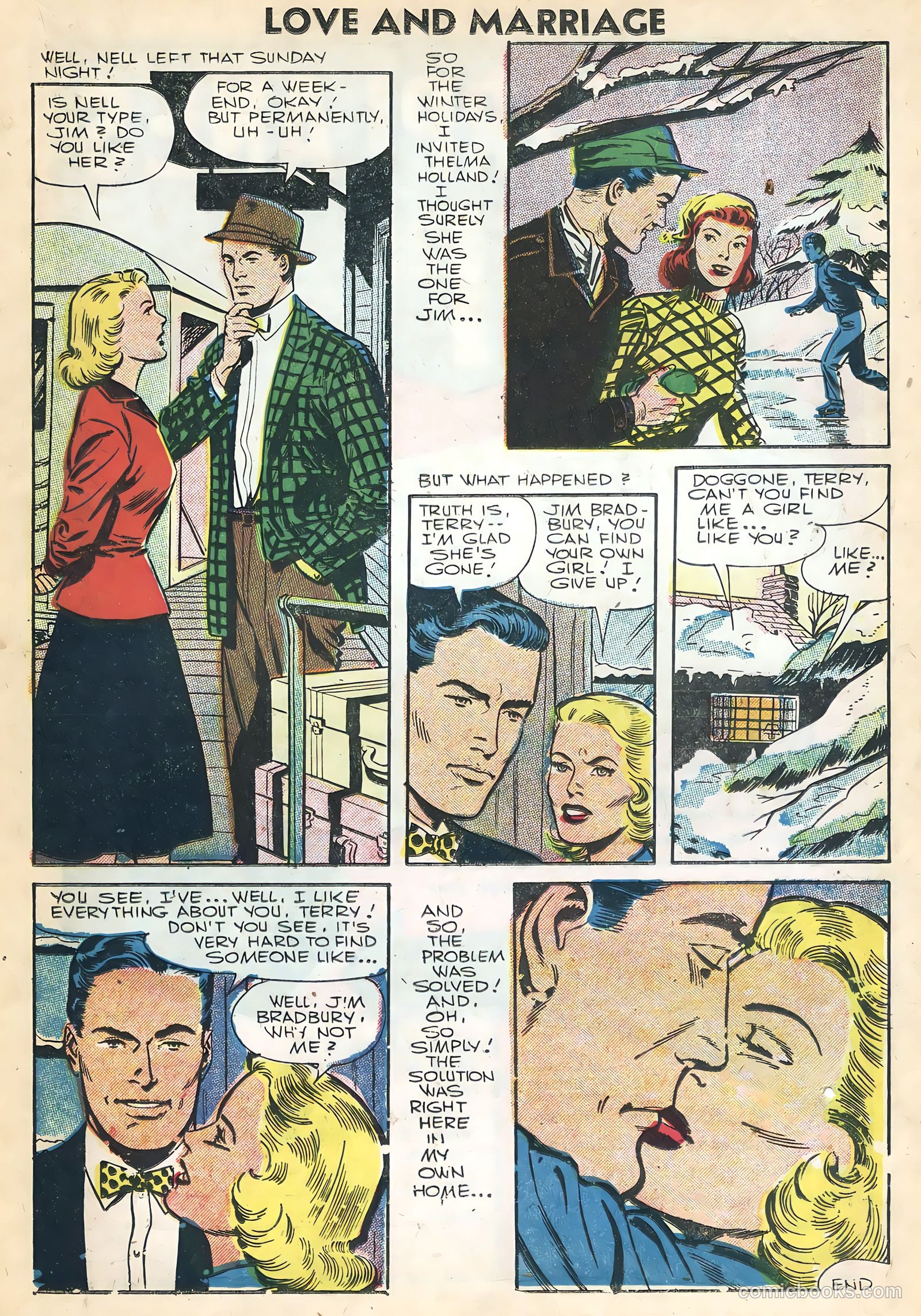 Secrets of Love and Marriage #1 (1956) — page 21 of 36
