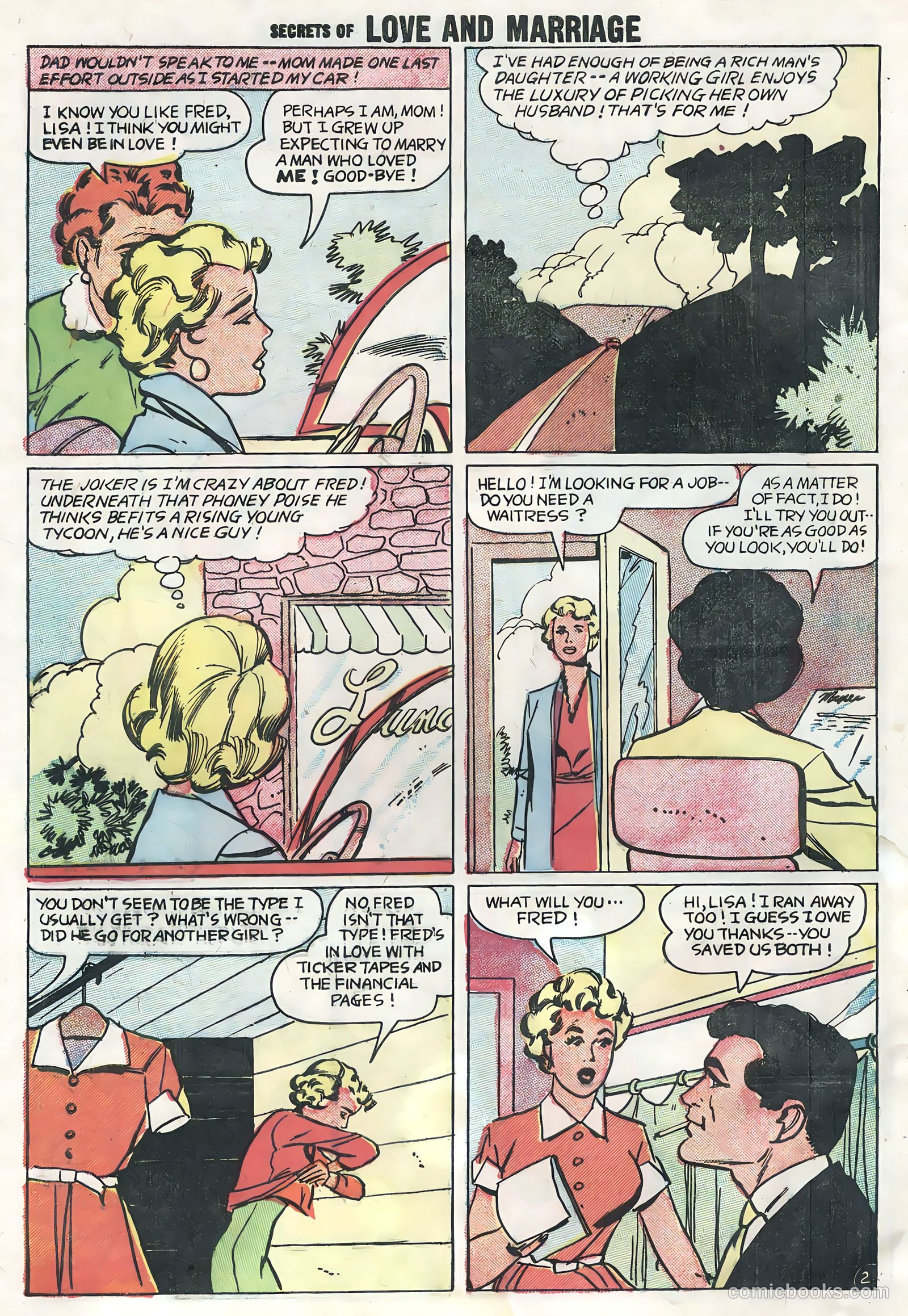 Secrets of Love and Marriage #10 (1958) — page 4 of 36