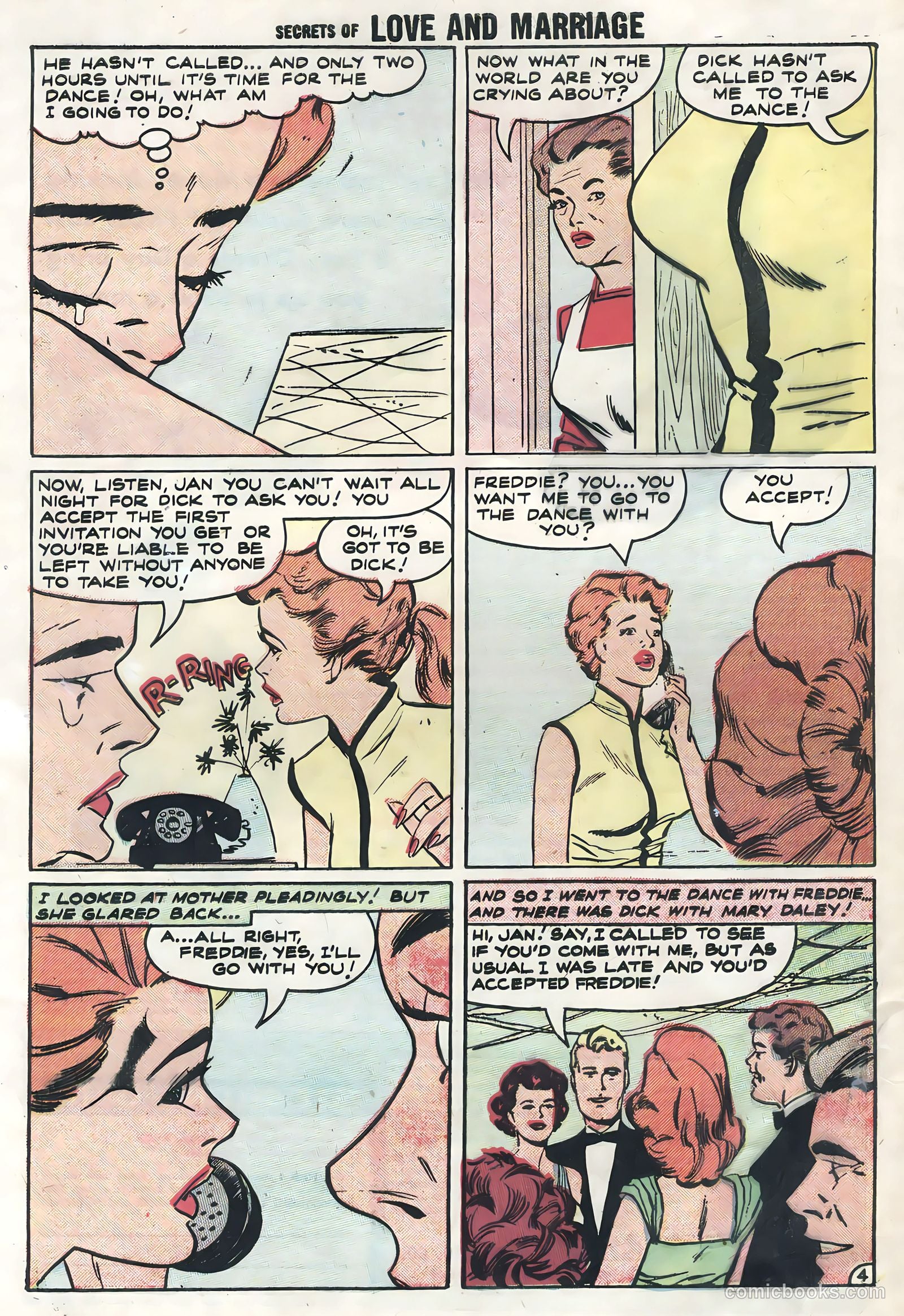 Secrets of Love and Marriage #10 (1958) — page 32 of 36