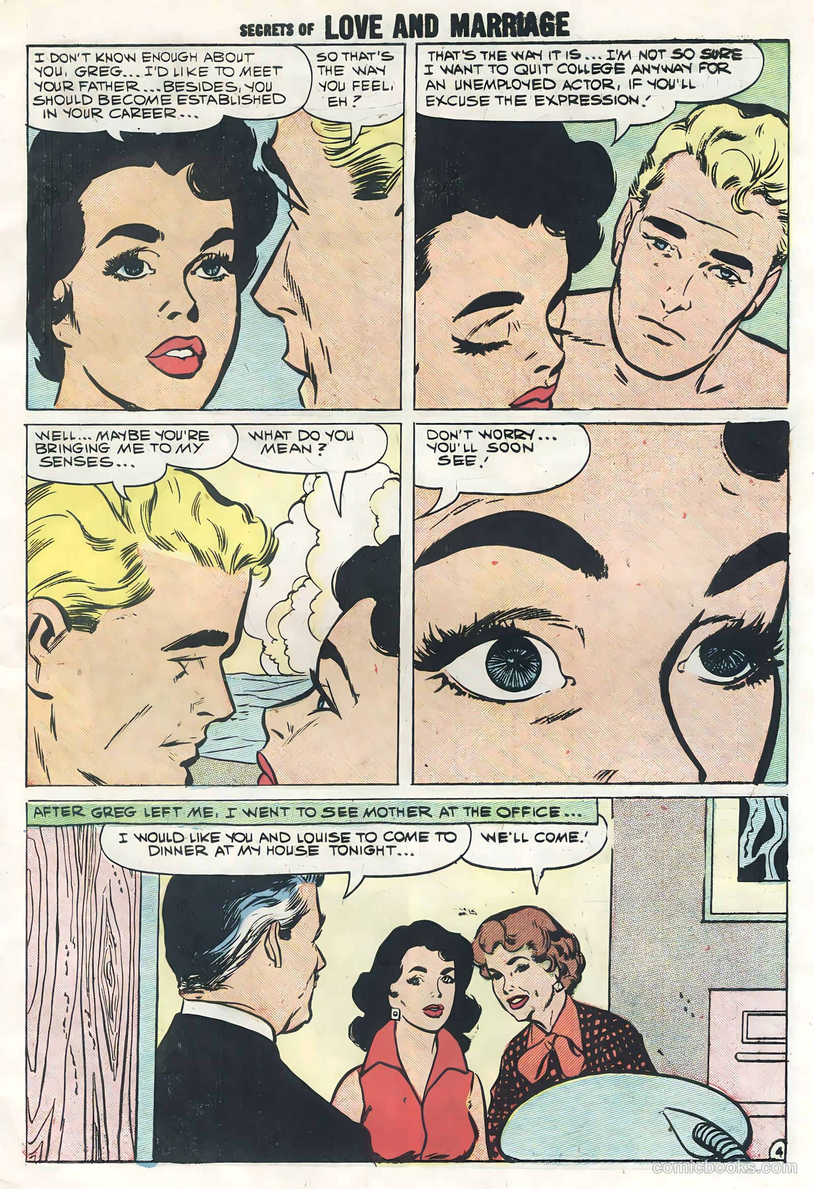 Secrets of Love and Marriage #11 (1959) — page 7 of 36