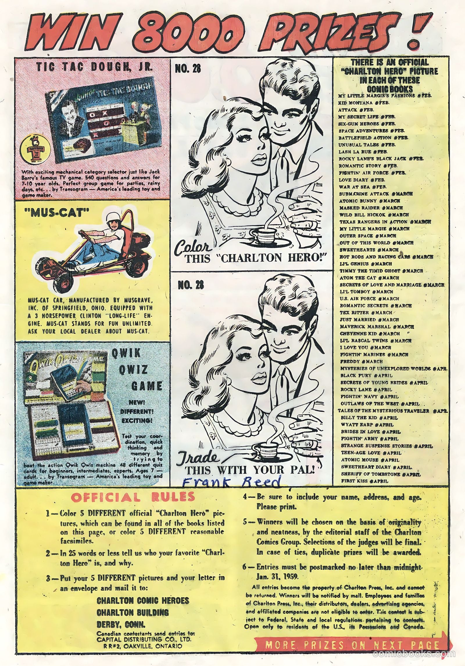 Secrets of Love and Marriage #12 (1959) — page 17 of 35