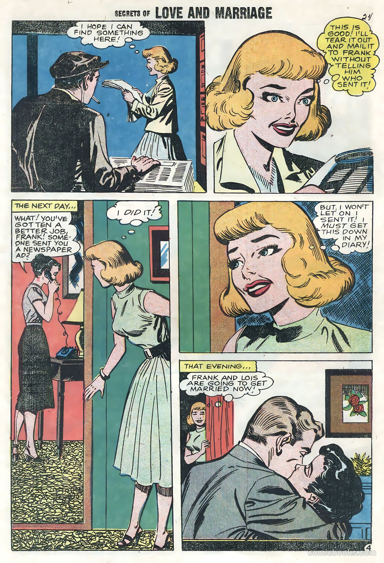 Secrets of Love and Marriage #12 (1959) — page 25 of 35