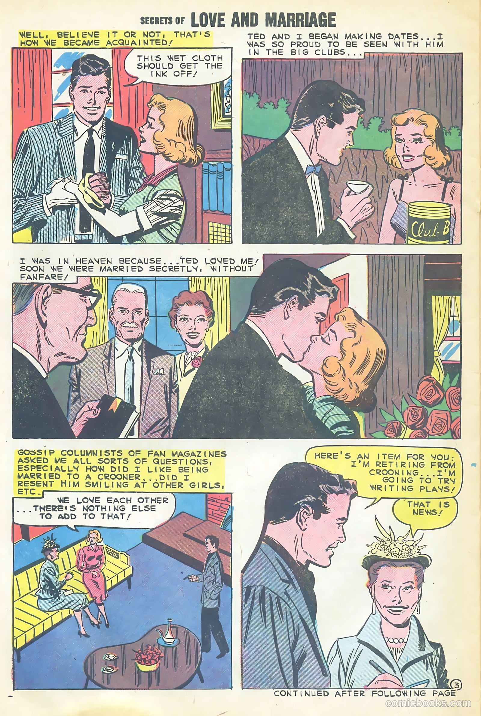 Secrets of Love and Marriage #13 (1959) — page 30 of 36