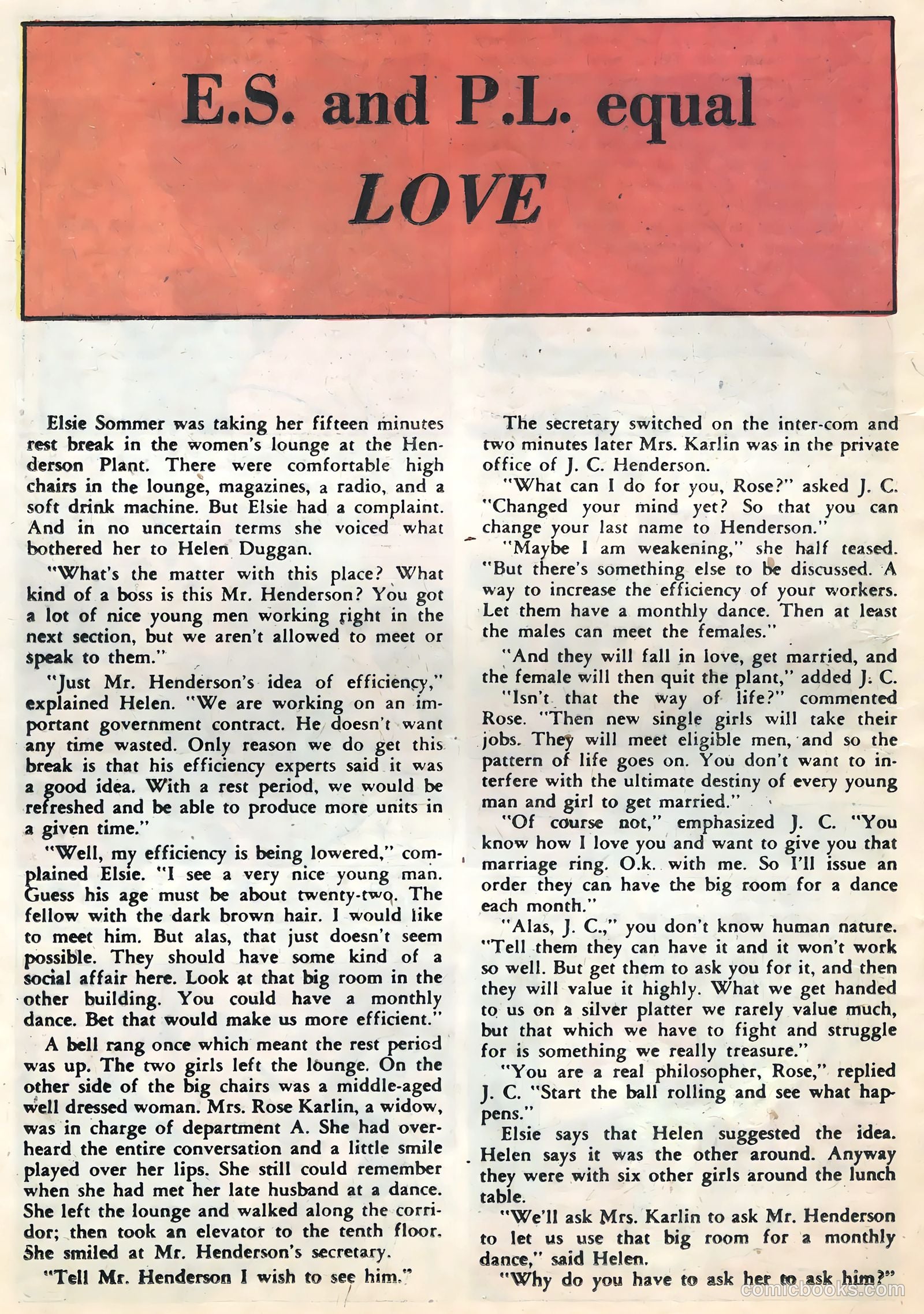 Secrets of Love and Marriage #14 (1959) — page 20 of 36