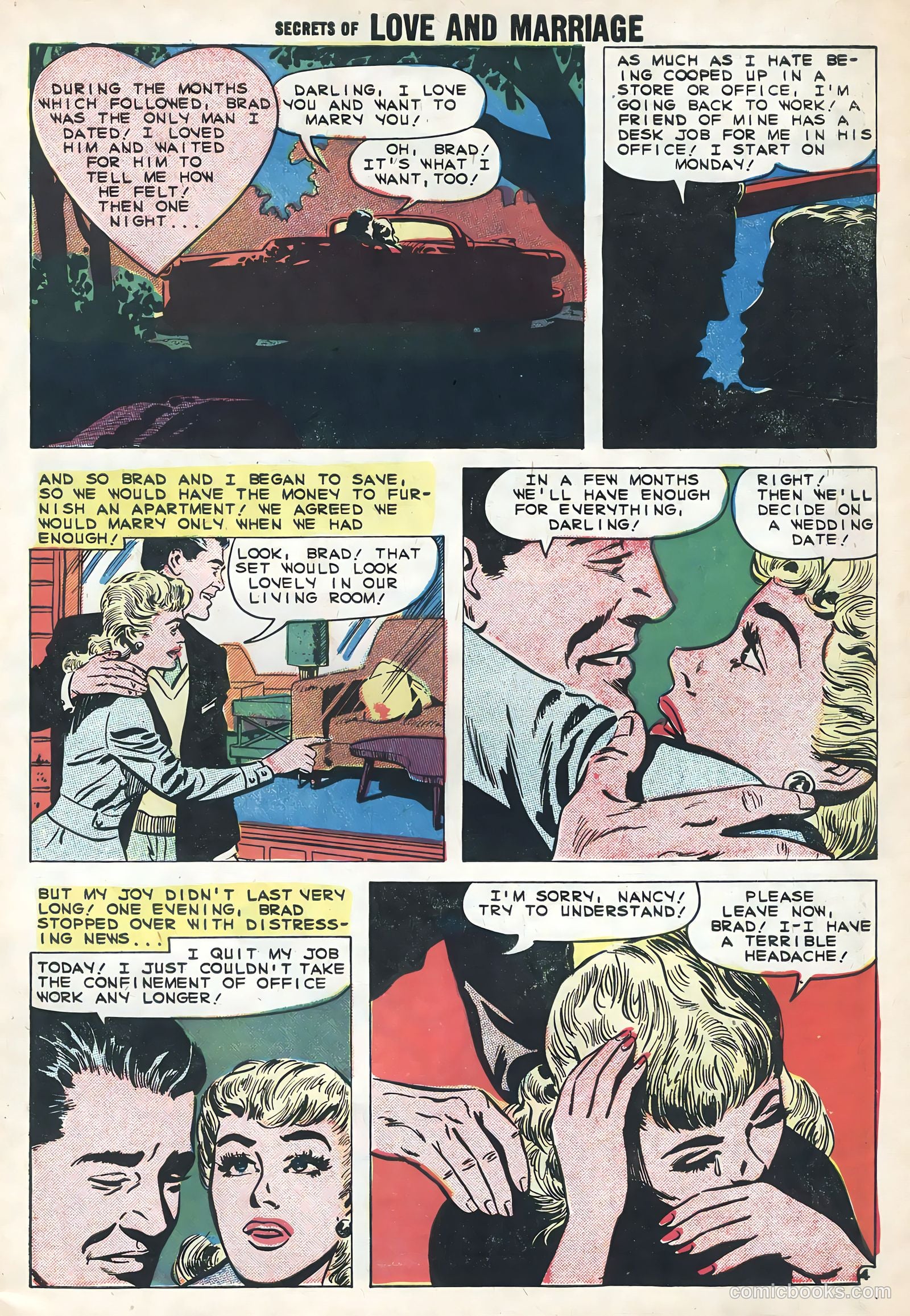 Secrets of Love and Marriage #15 (1959) — page 7 of 36