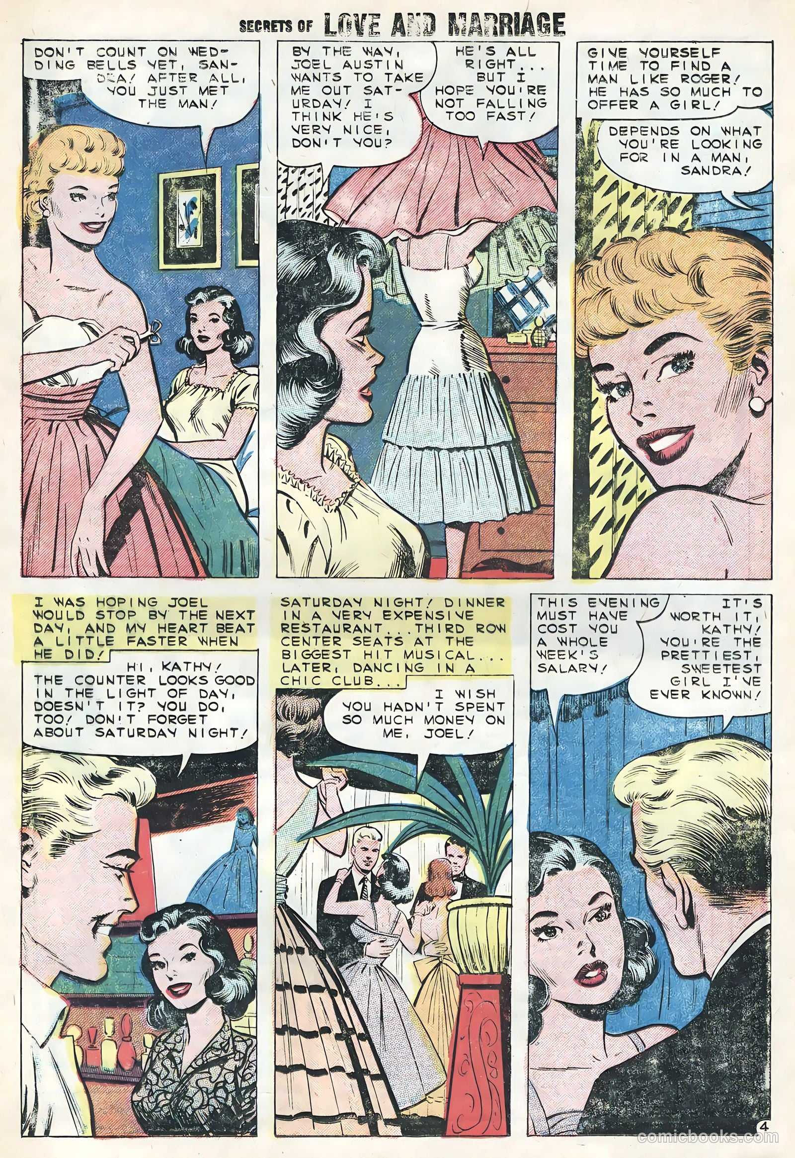Secrets of Love and Marriage #15 (1959) — page 16 of 36