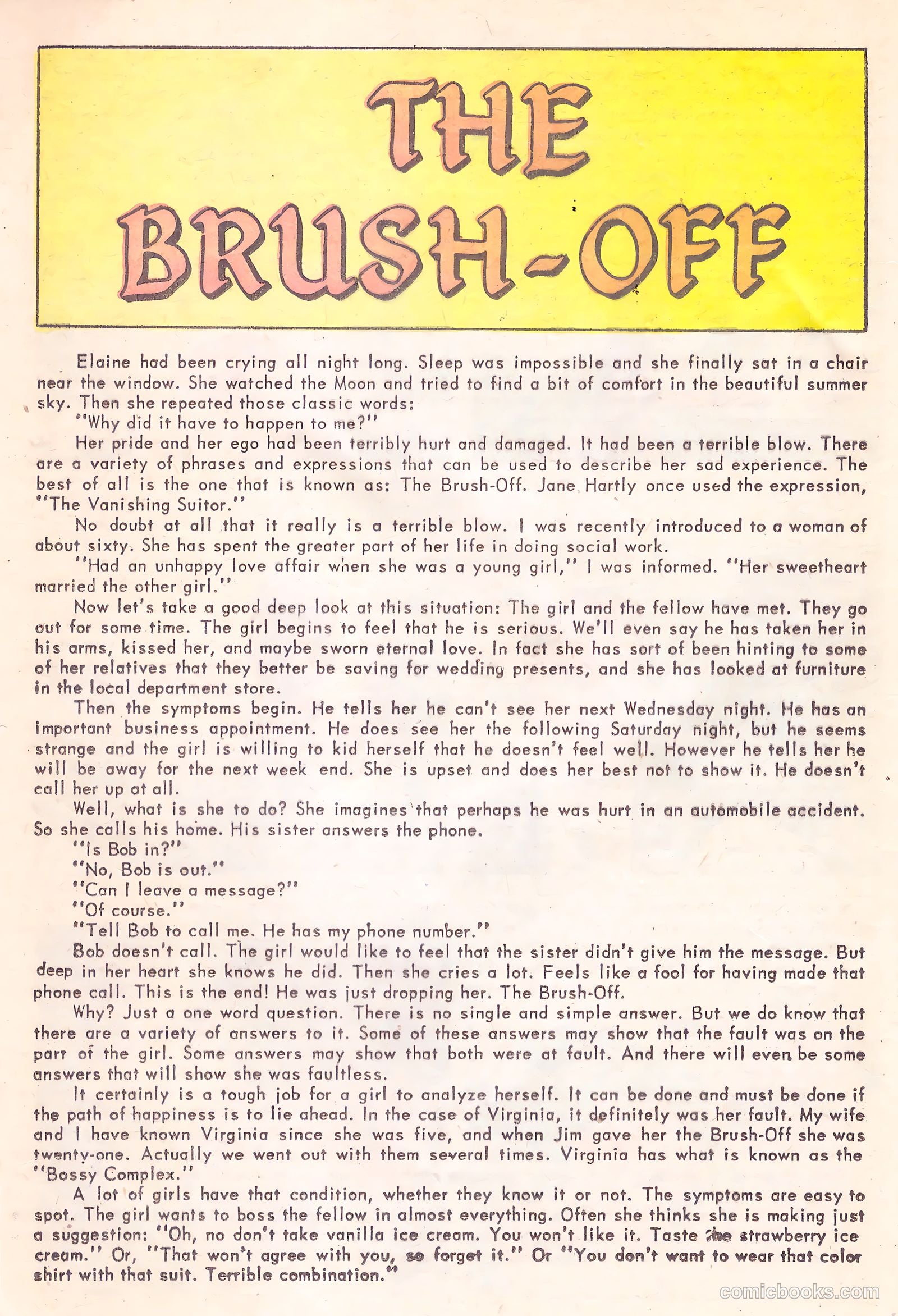Secrets of Love and Marriage #17 (1960) — page 20 of 36