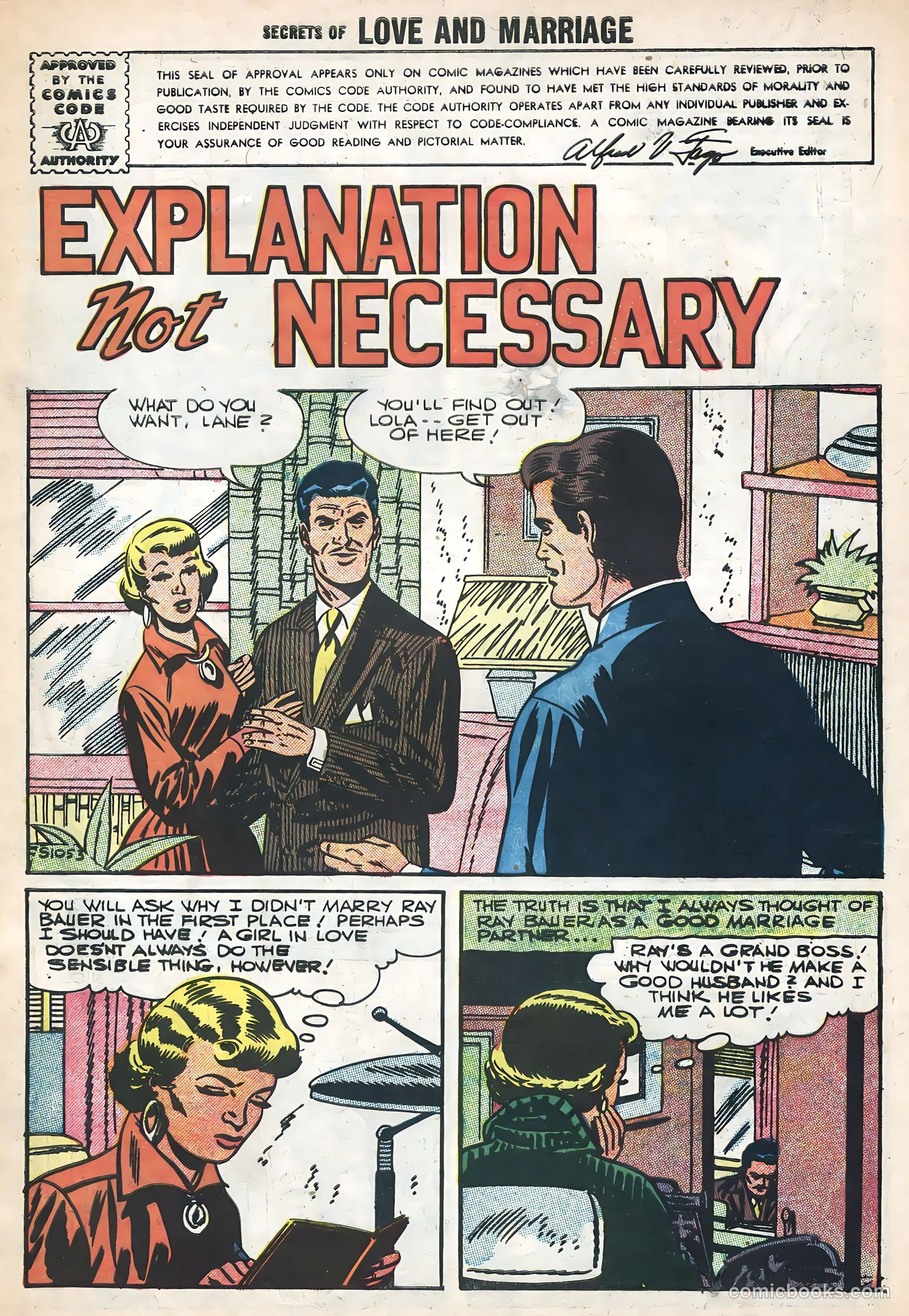 Secrets of Love and Marriage #2 (1957) — page 3 of 36