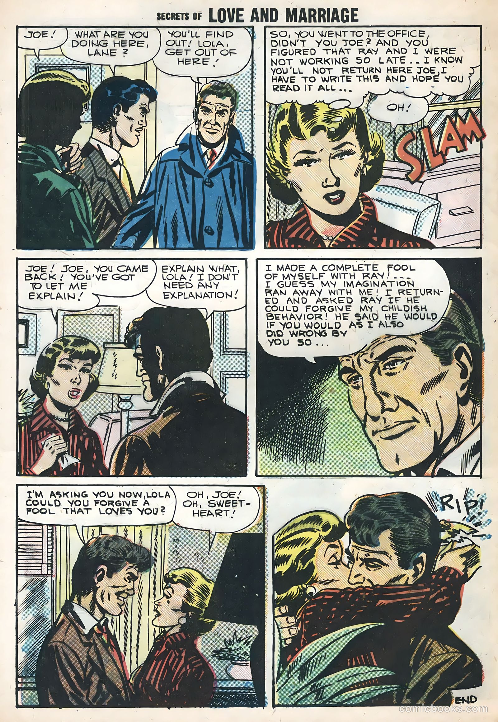Secrets of Love and Marriage #2 (1957) — page 8 of 36