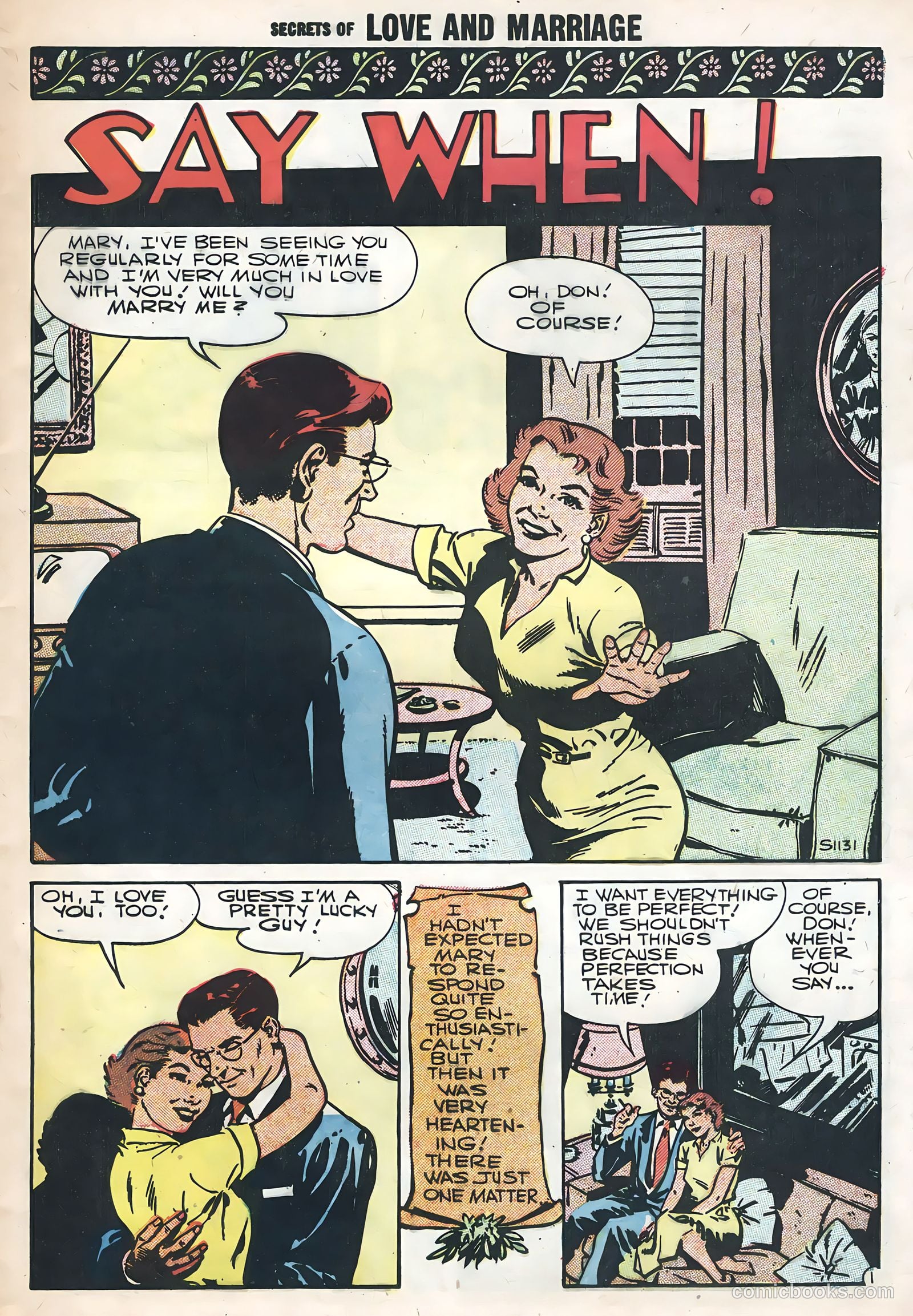 Secrets of Love and Marriage #2 (1957) — page 9 of 36