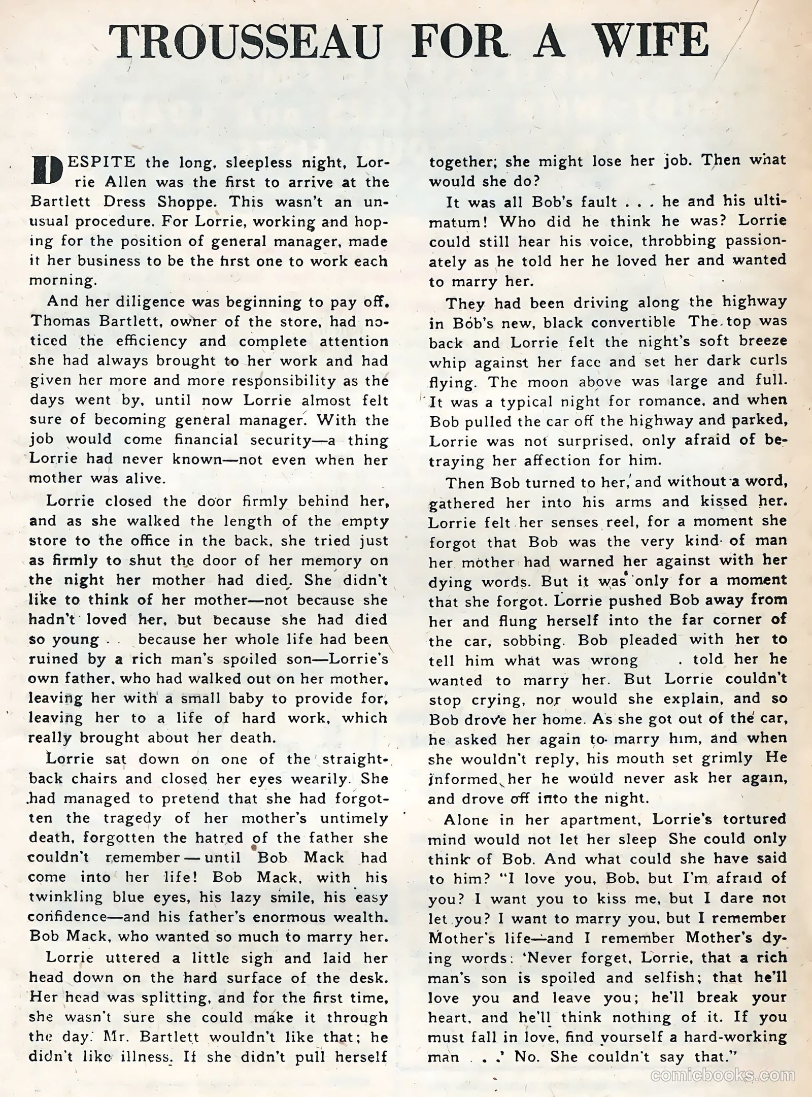 Secrets of Love and Marriage #2 (1957) — page 16 of 36