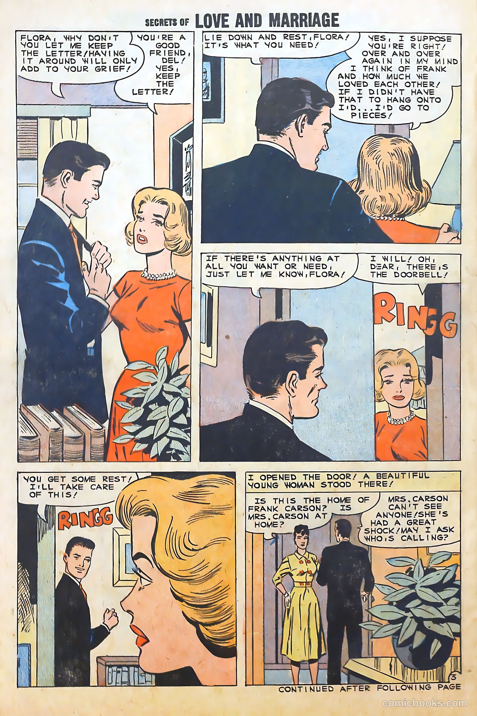 Secrets of Love and Marriage #23 (1961) — page 30 of 36