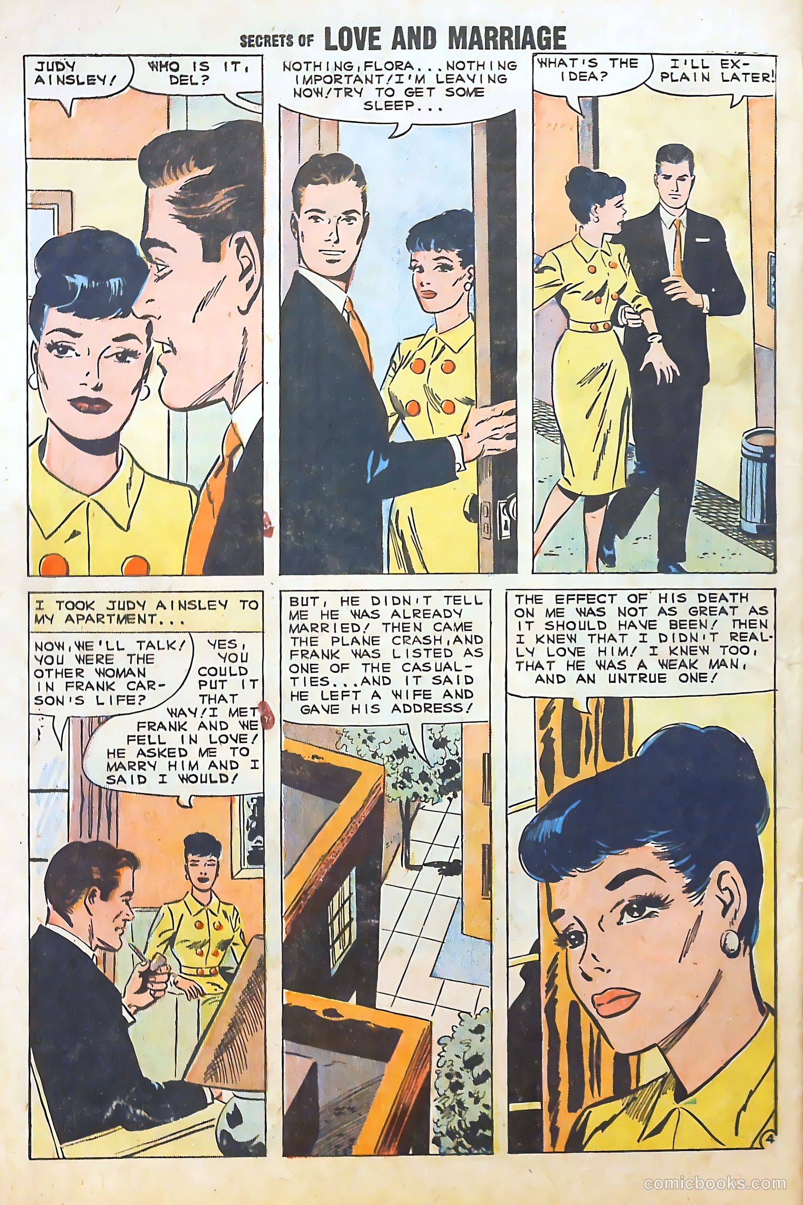 Secrets of Love and Marriage #23 (1961) — page 32 of 36