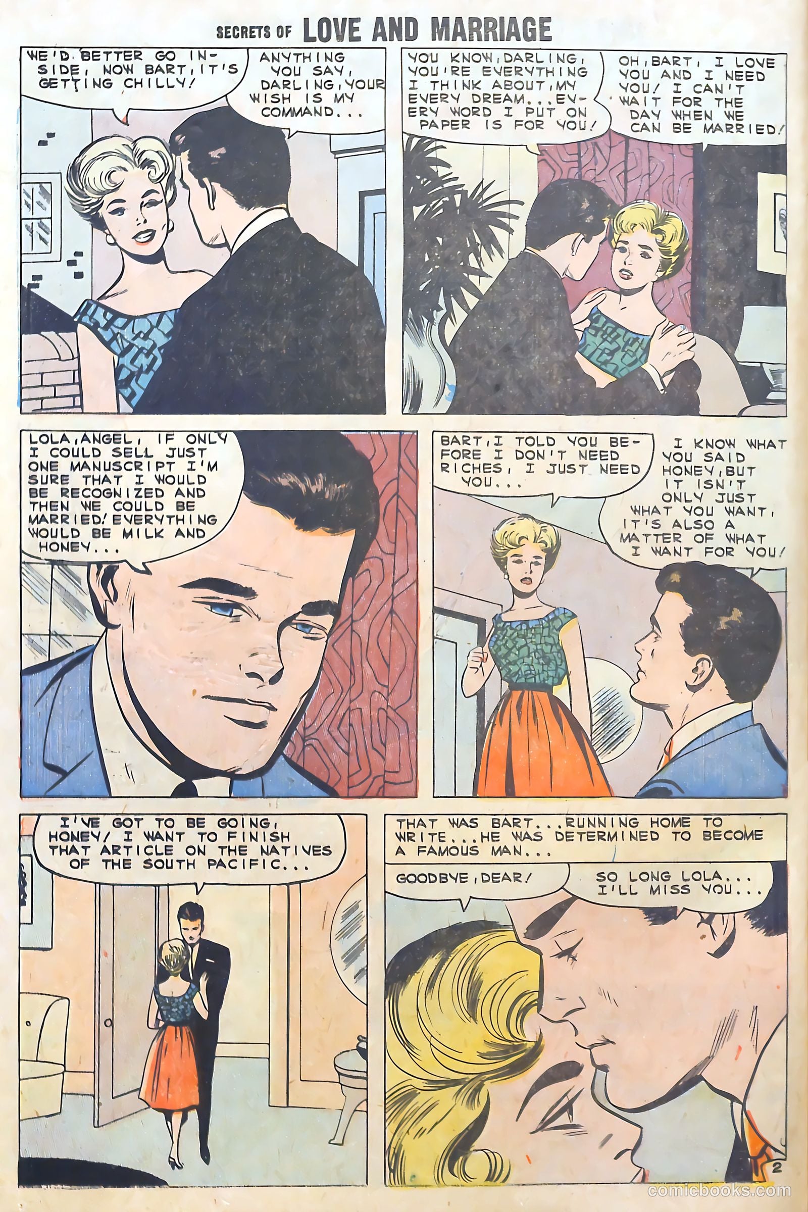 Secrets of Love and Marriage #25 (1961) — page 26 of 36