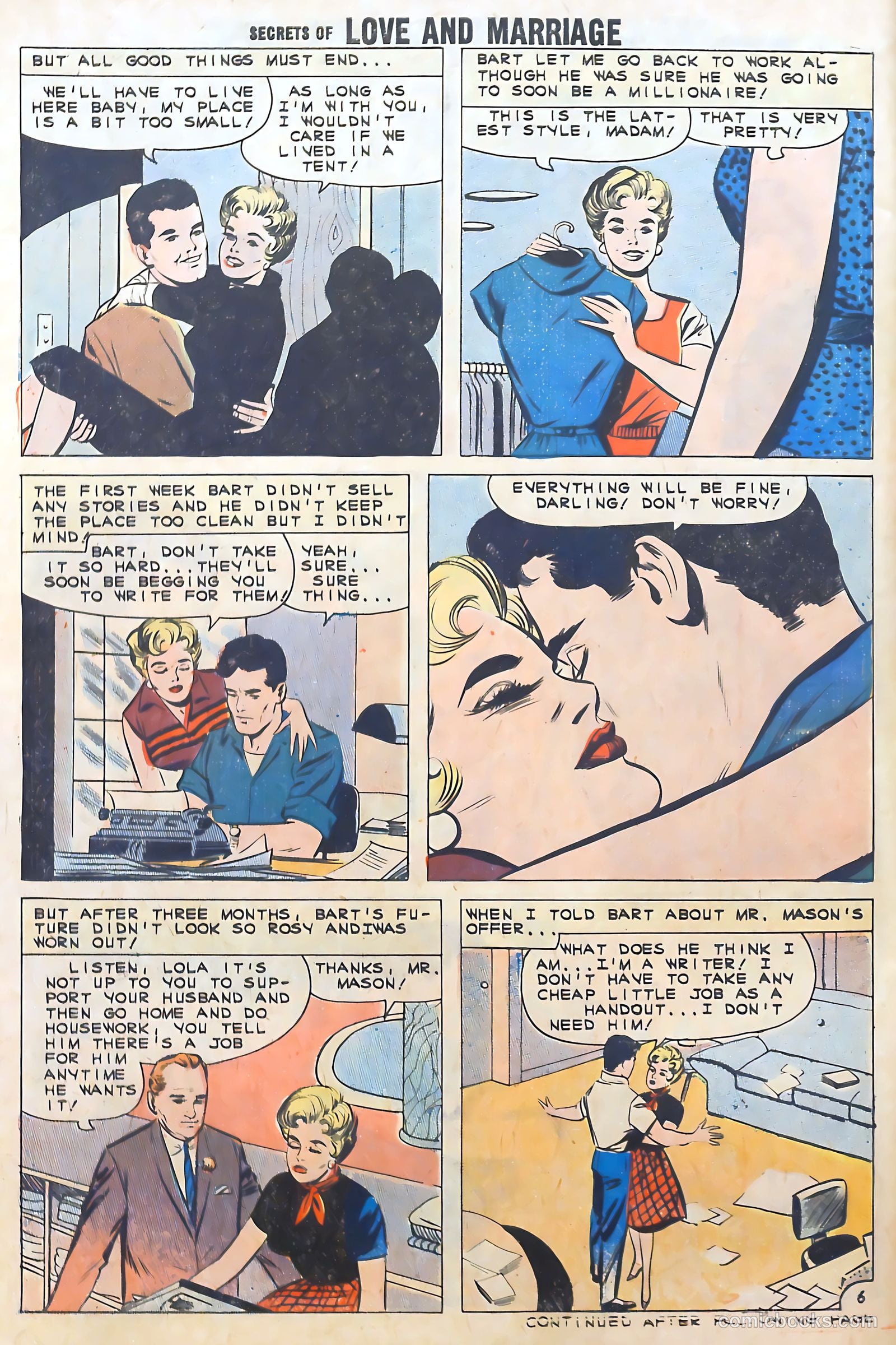 Secrets of Love and Marriage #25 (1961) — page 30 of 36