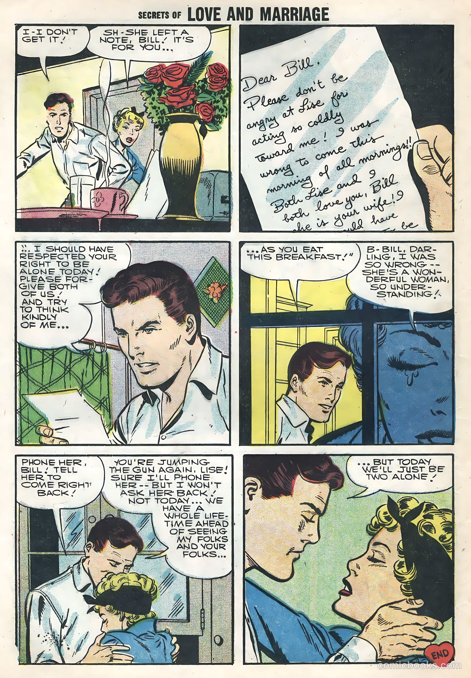 Secrets of Love and Marriage #3 (1957) — page 8 of 36
