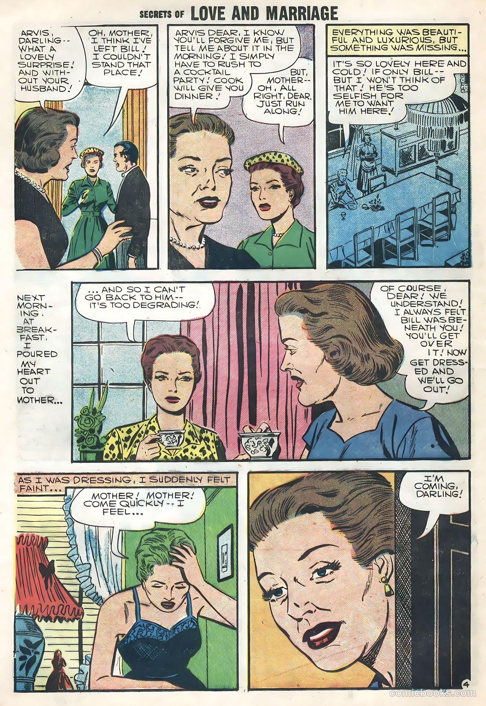 Secrets of Love and Marriage #3 (1957) — page 12 of 36