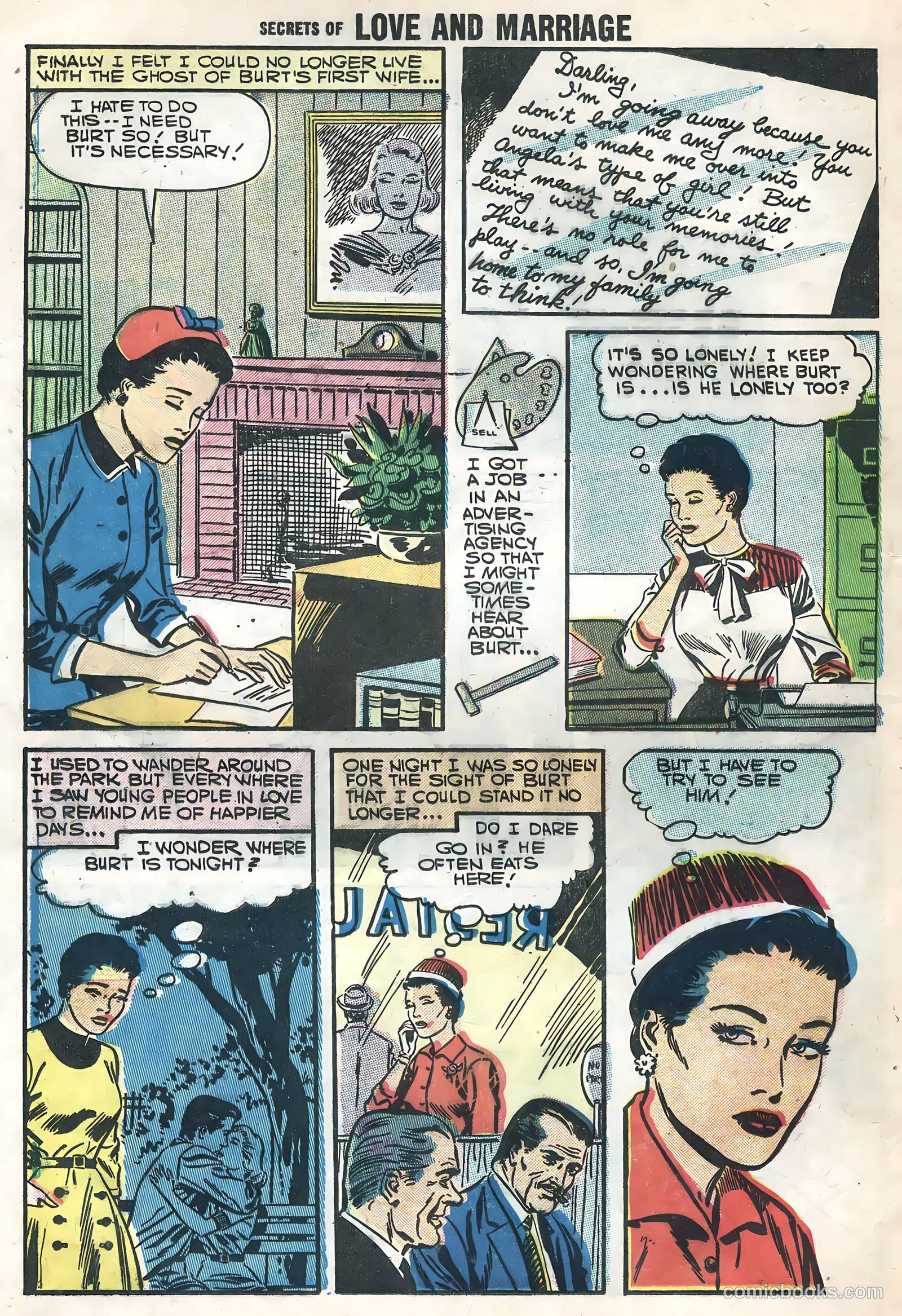 Secrets of Love and Marriage #3 (1957) — page 20 of 36