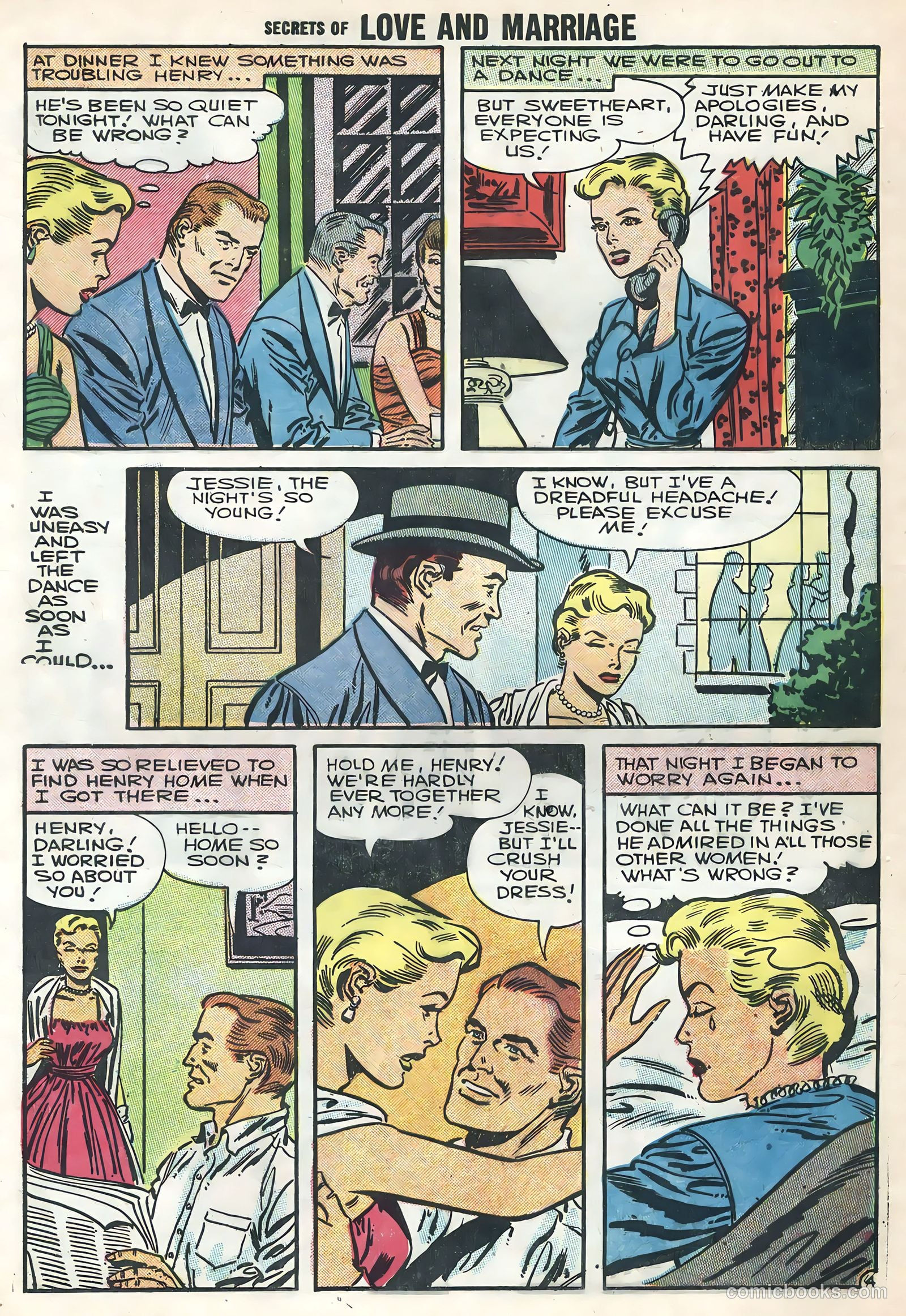 Secrets of Love and Marriage #3 (1957) — page 28 of 36