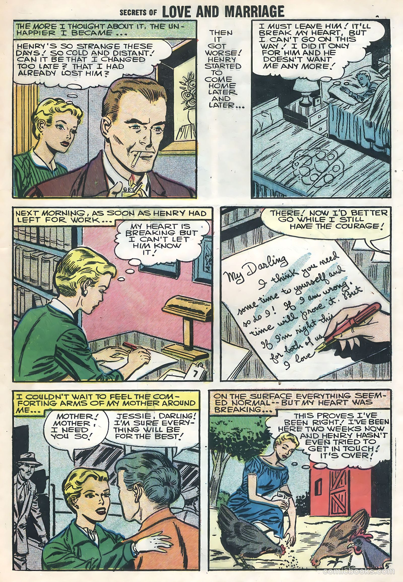 Secrets of Love and Marriage #3 (1957) — page 29 of 36