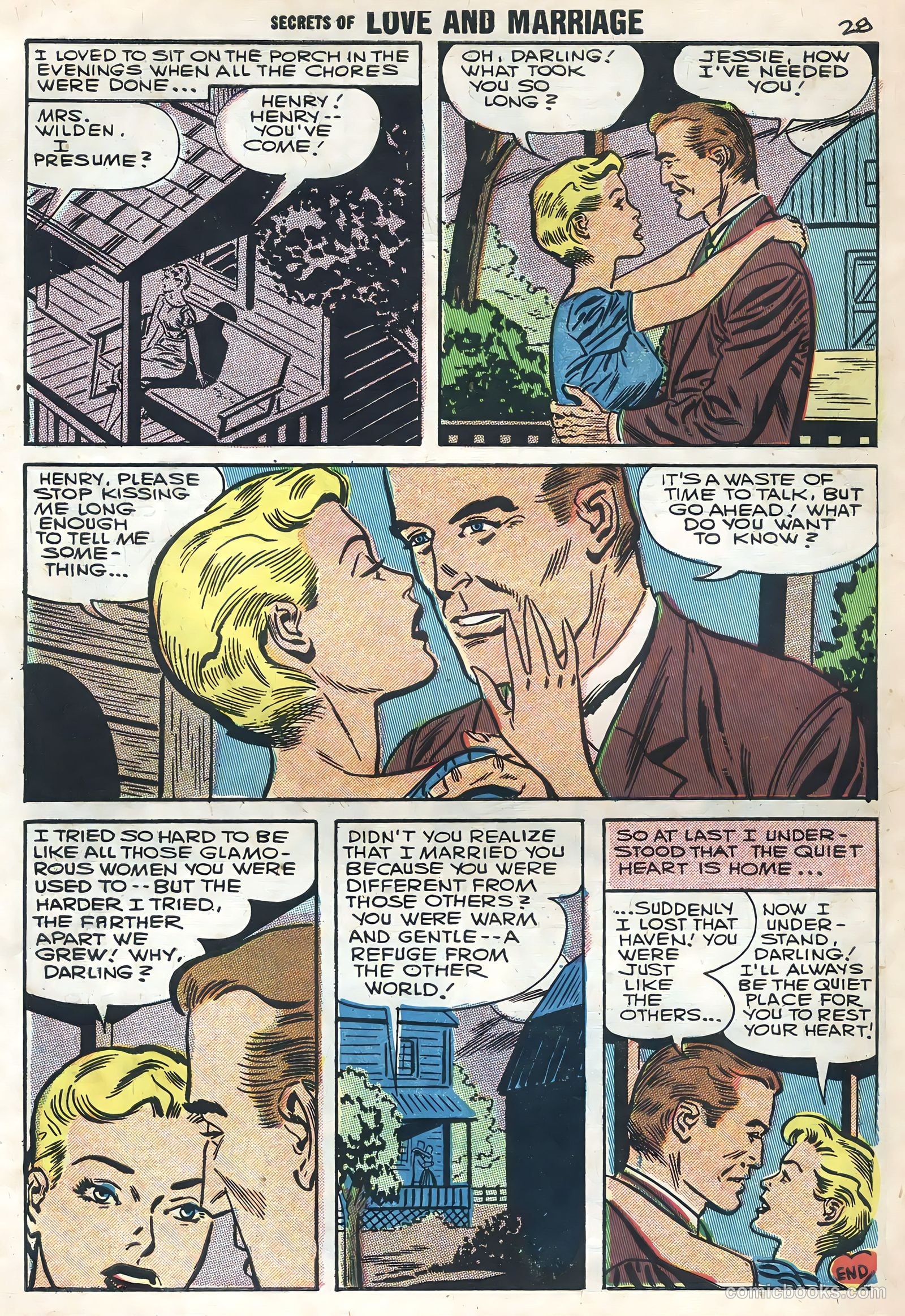 Secrets of Love and Marriage #3 (1957) — page 30 of 36