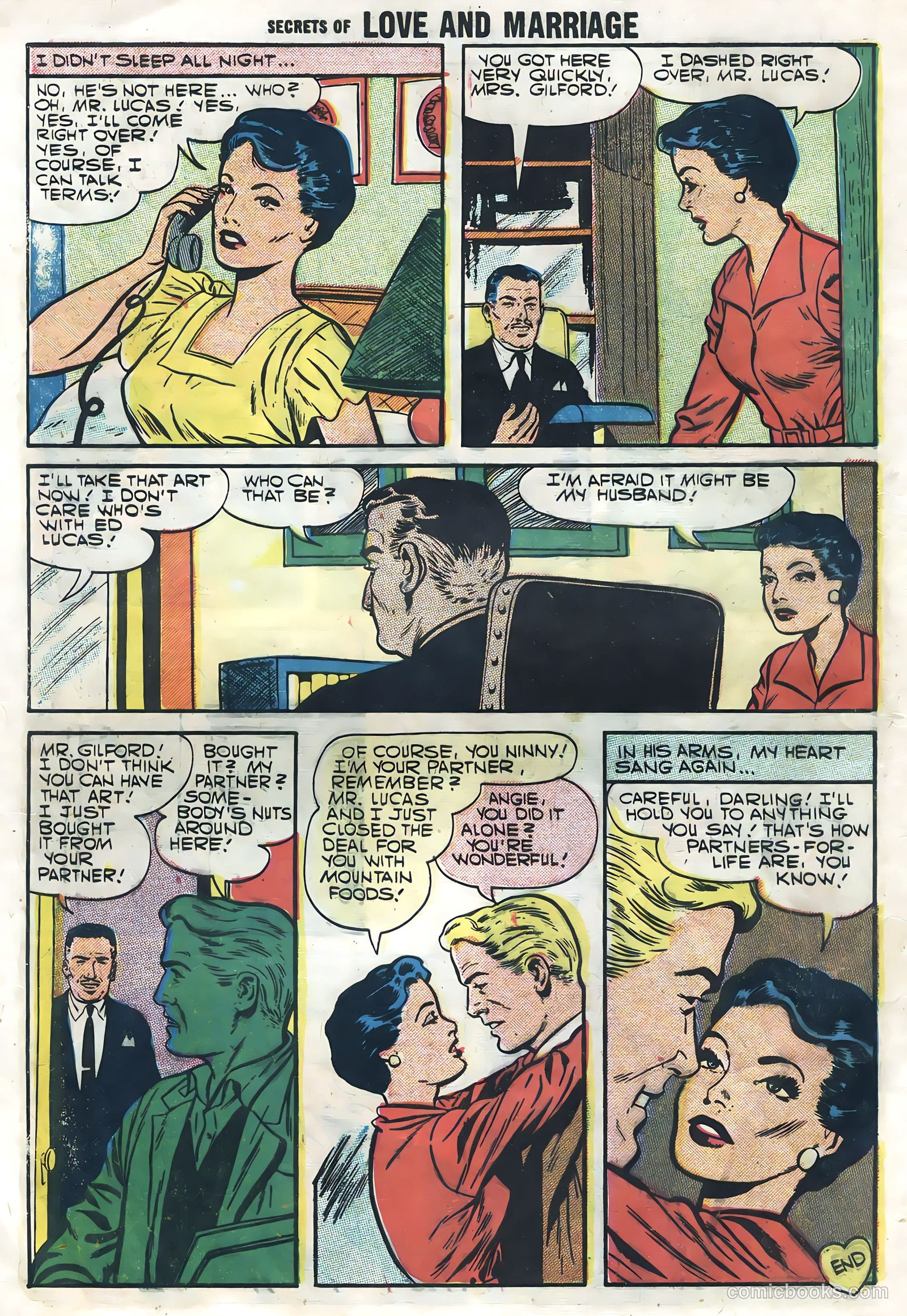 Secrets of Love and Marriage #4 (1957) — page 8 of 36