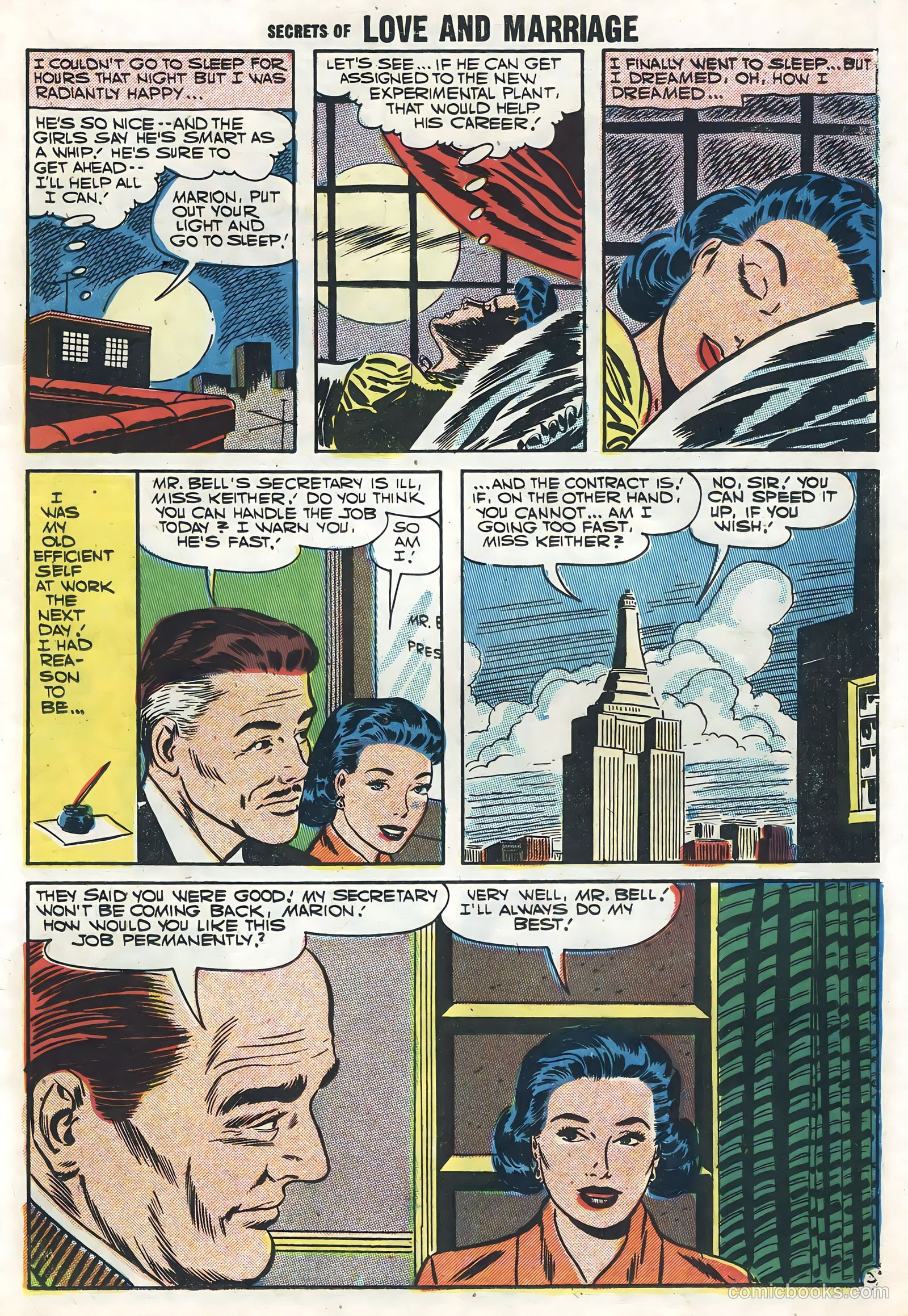 Secrets of Love and Marriage #5 (1957) — page 11 of 36