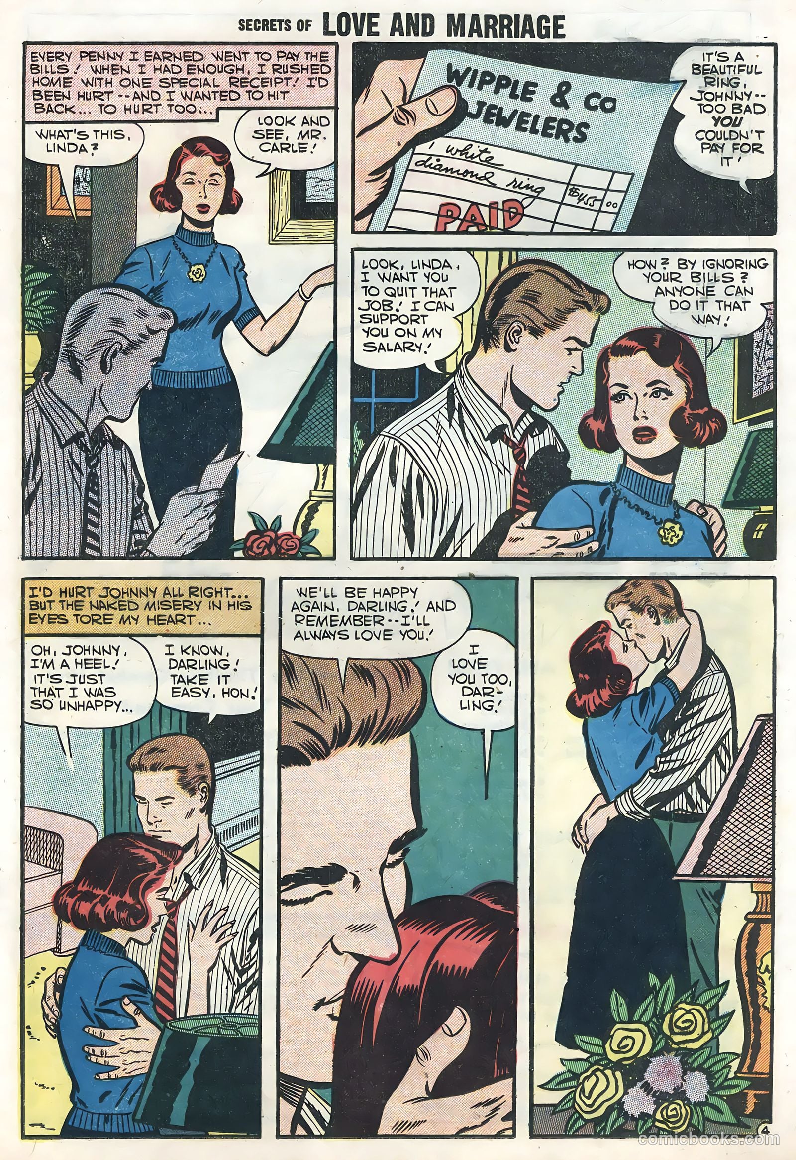 Secrets of Love and Marriage #5 (1957) — page 21 of 36